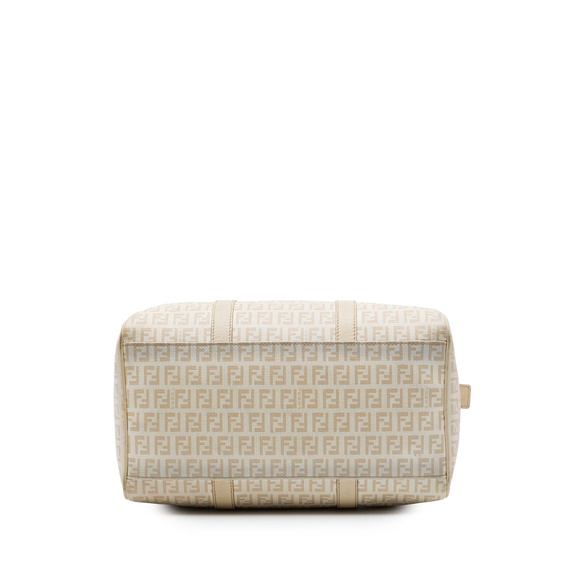 Fendi Zucchino Spalmati Forever Bauletto Boston Bag