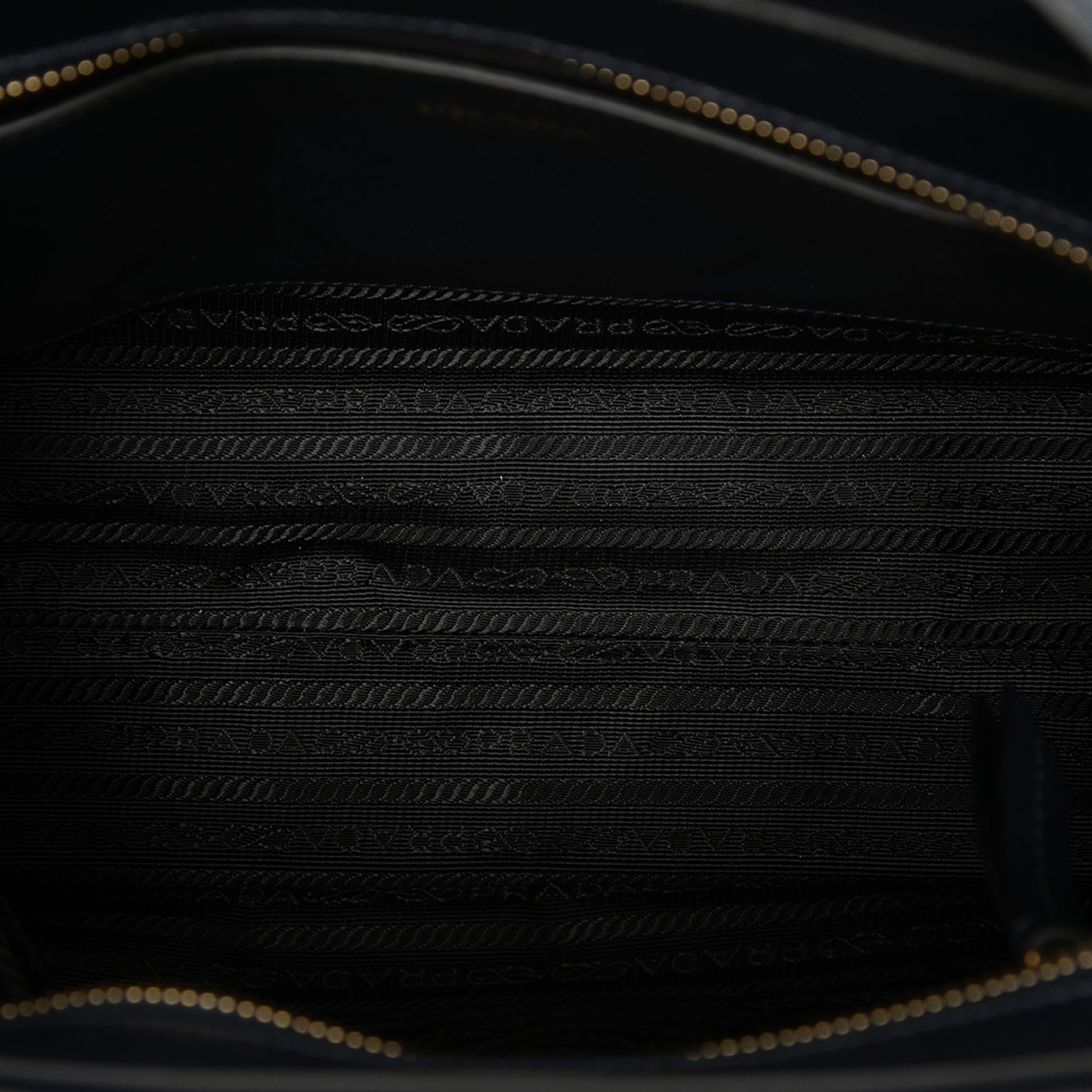 Prada Soft Calf Trimmed Saffiano Lux Open Convertible Tote