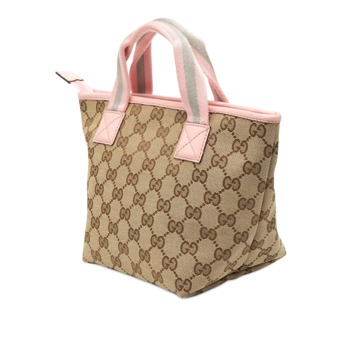 Gucci Childrens Mini GG Canvas Web Handbag