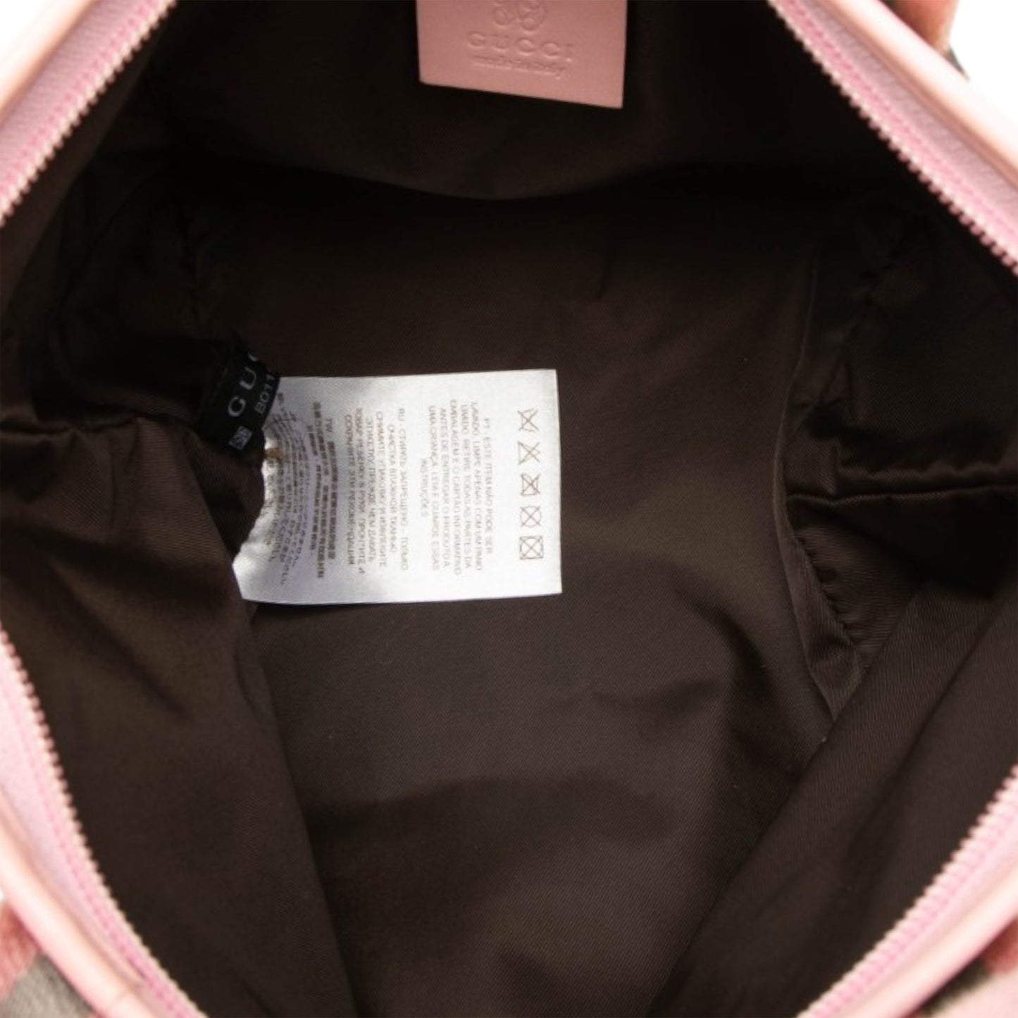 Gucci Childrens Mini GG Canvas Web Handbag
