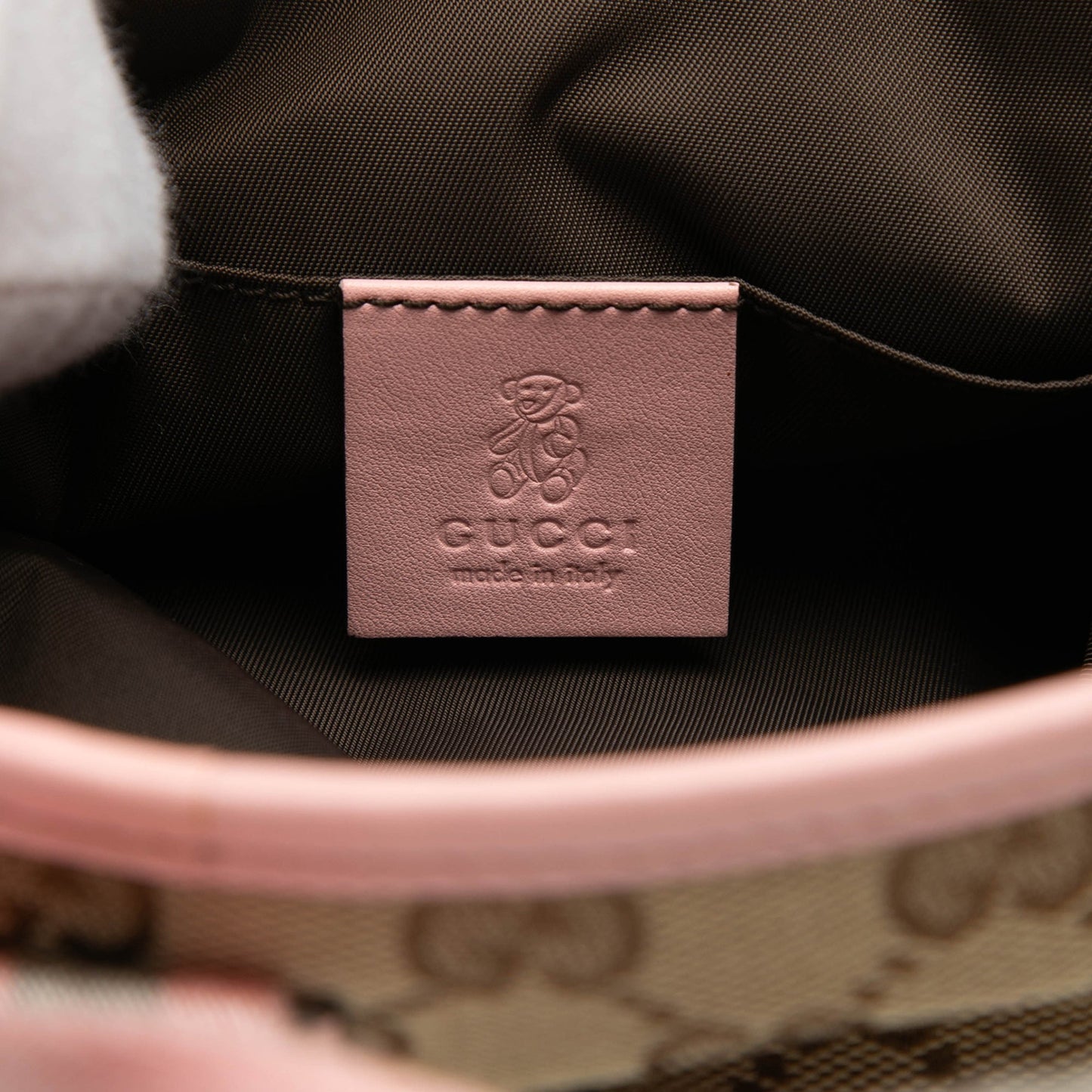 Gucci Childrens Mini GG Canvas Web Handbag