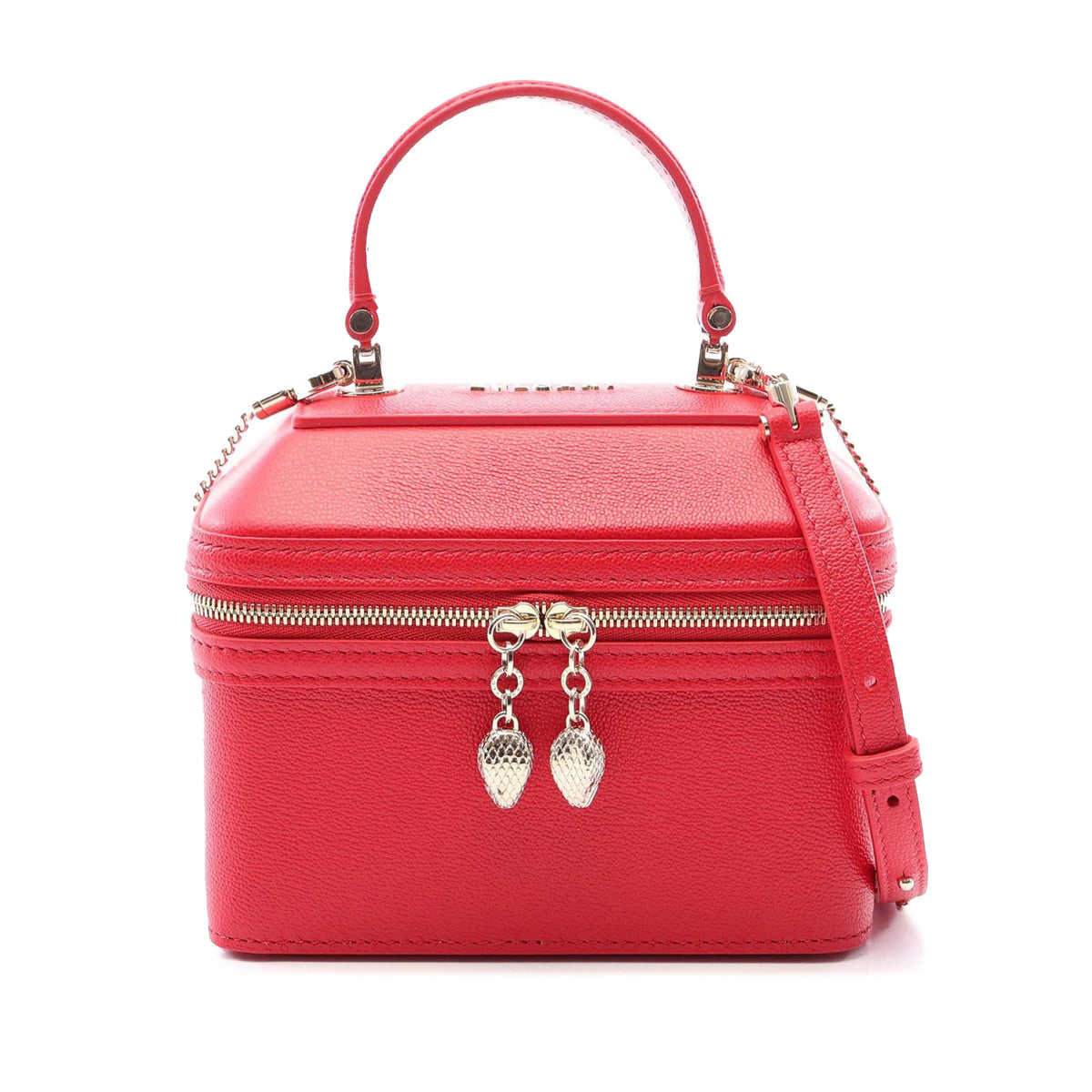 Bvlgari Leather Serpenti Forever Vanity Bag