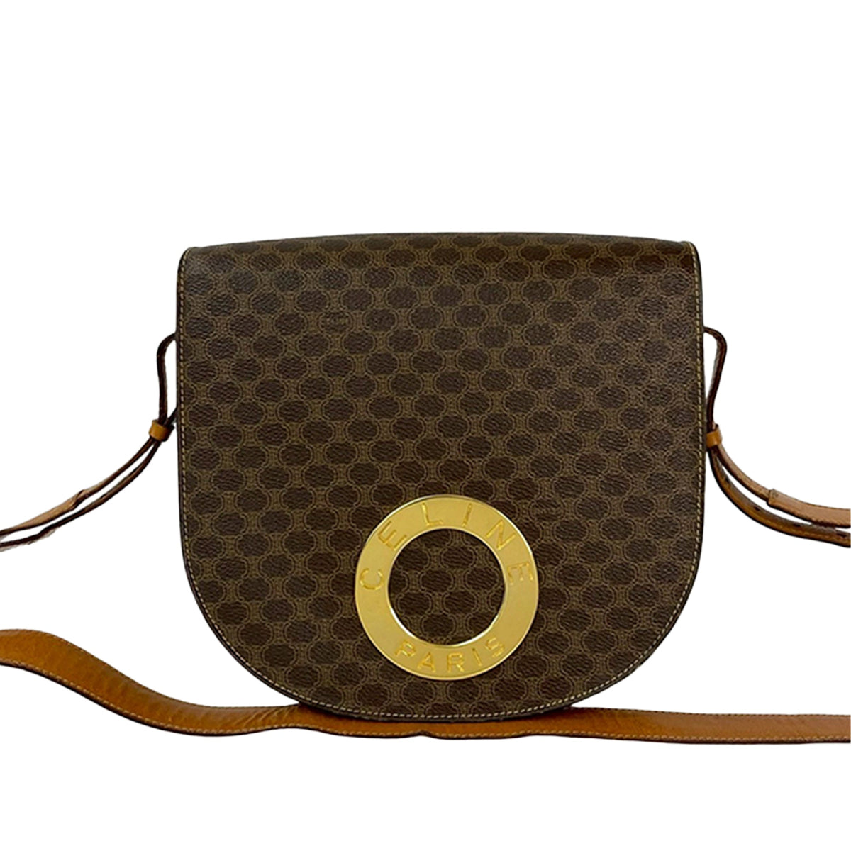 Celine Macadam Coated Canvas Crossbody