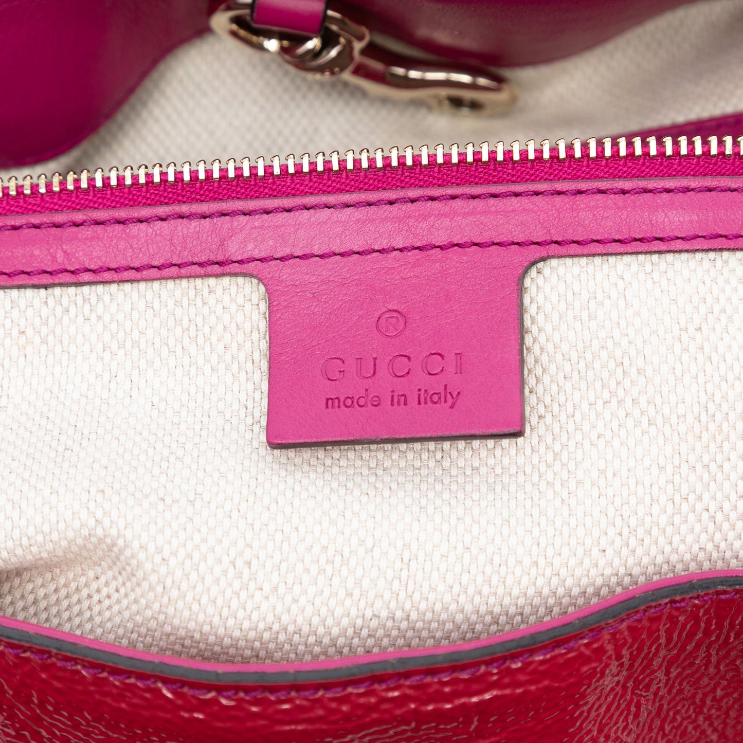 Medium Patent Soho Chain Tote