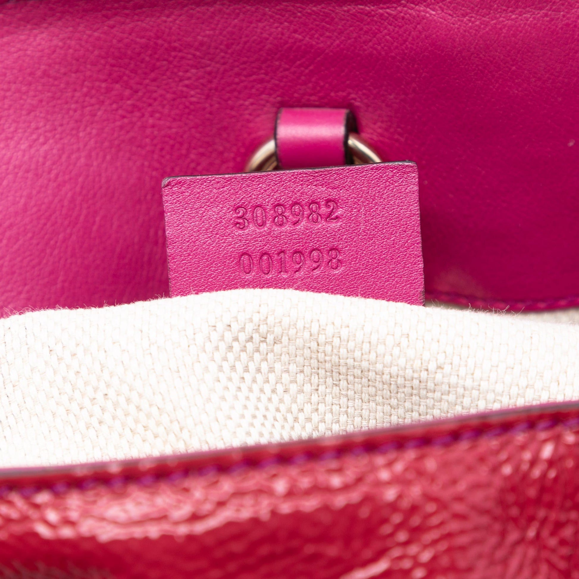 Medium Patent Soho Chain Tote