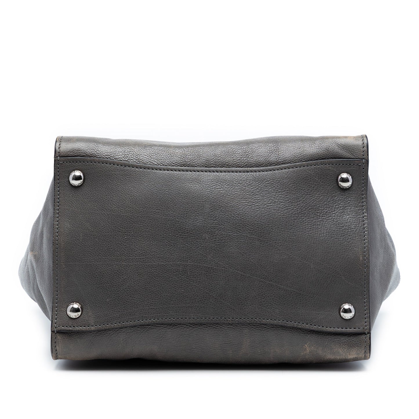 Small Glace Calf Twin Pocket Satchel