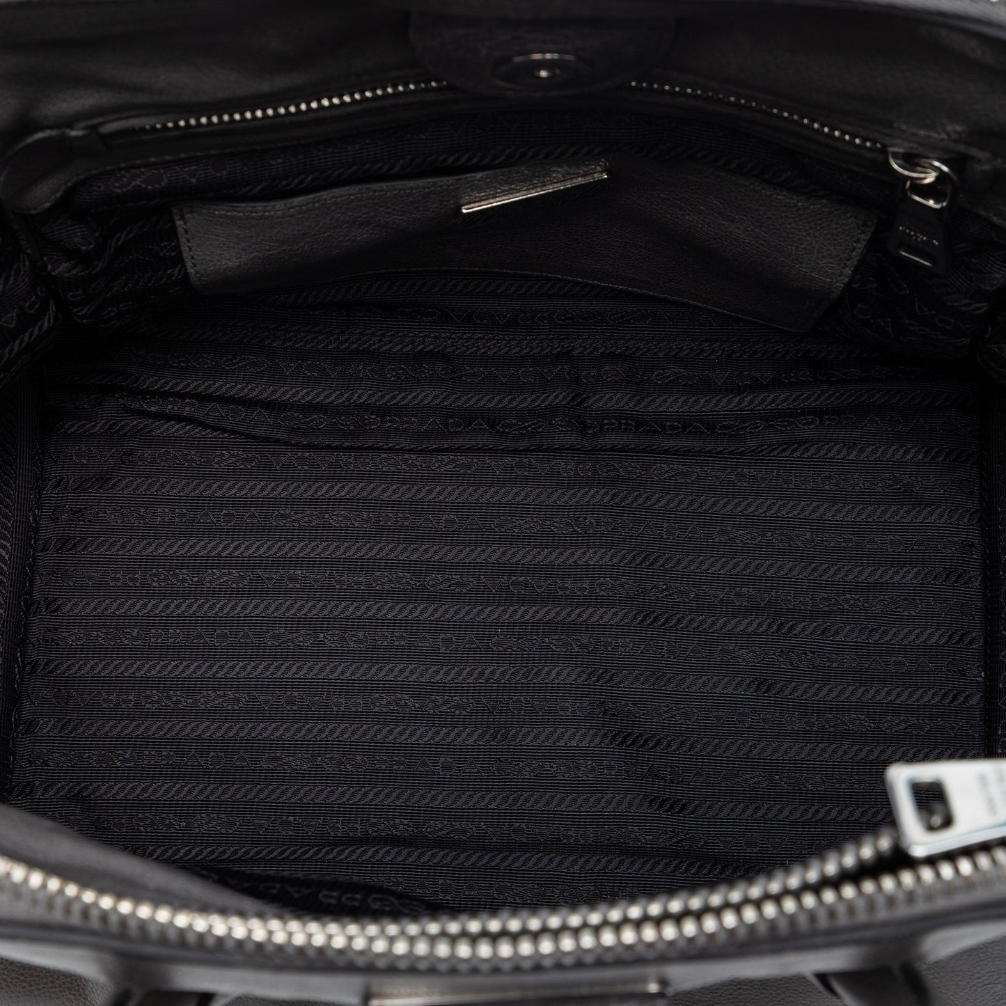 Small Glace Calf Twin Pocket Satchel