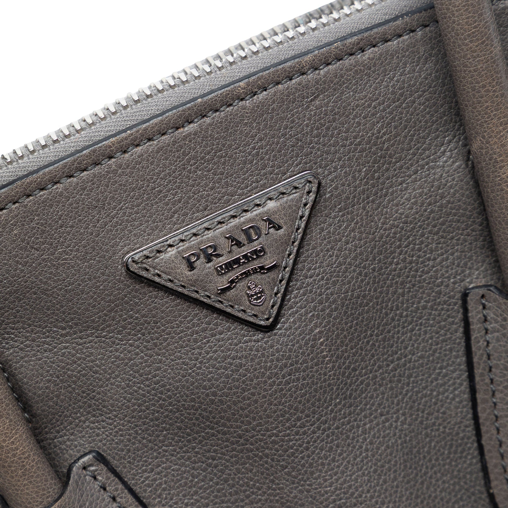 Small Glace Calf Twin Pocket Satchel