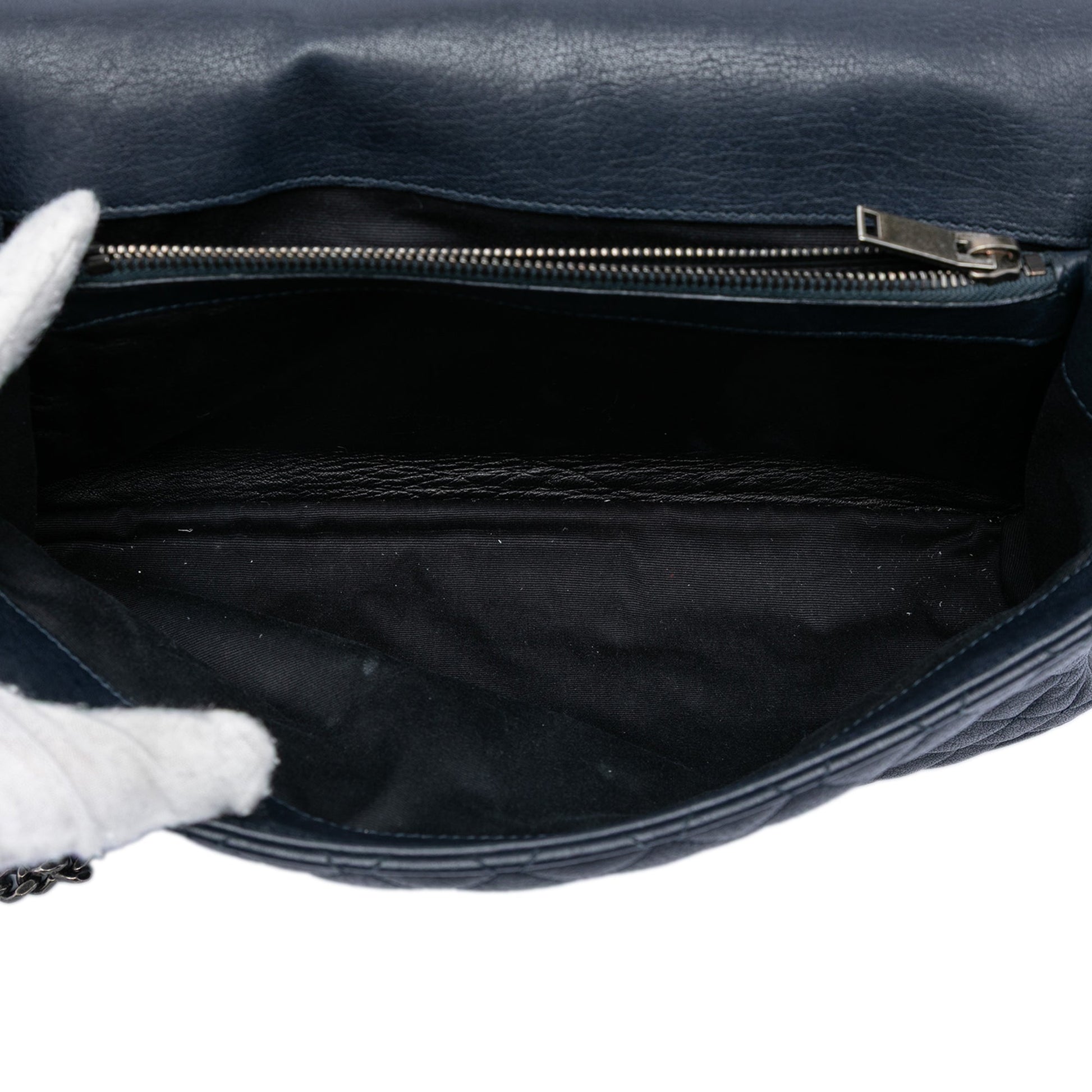 Saint Laurent Large Triquilt Sheepskin Monogram College Bag