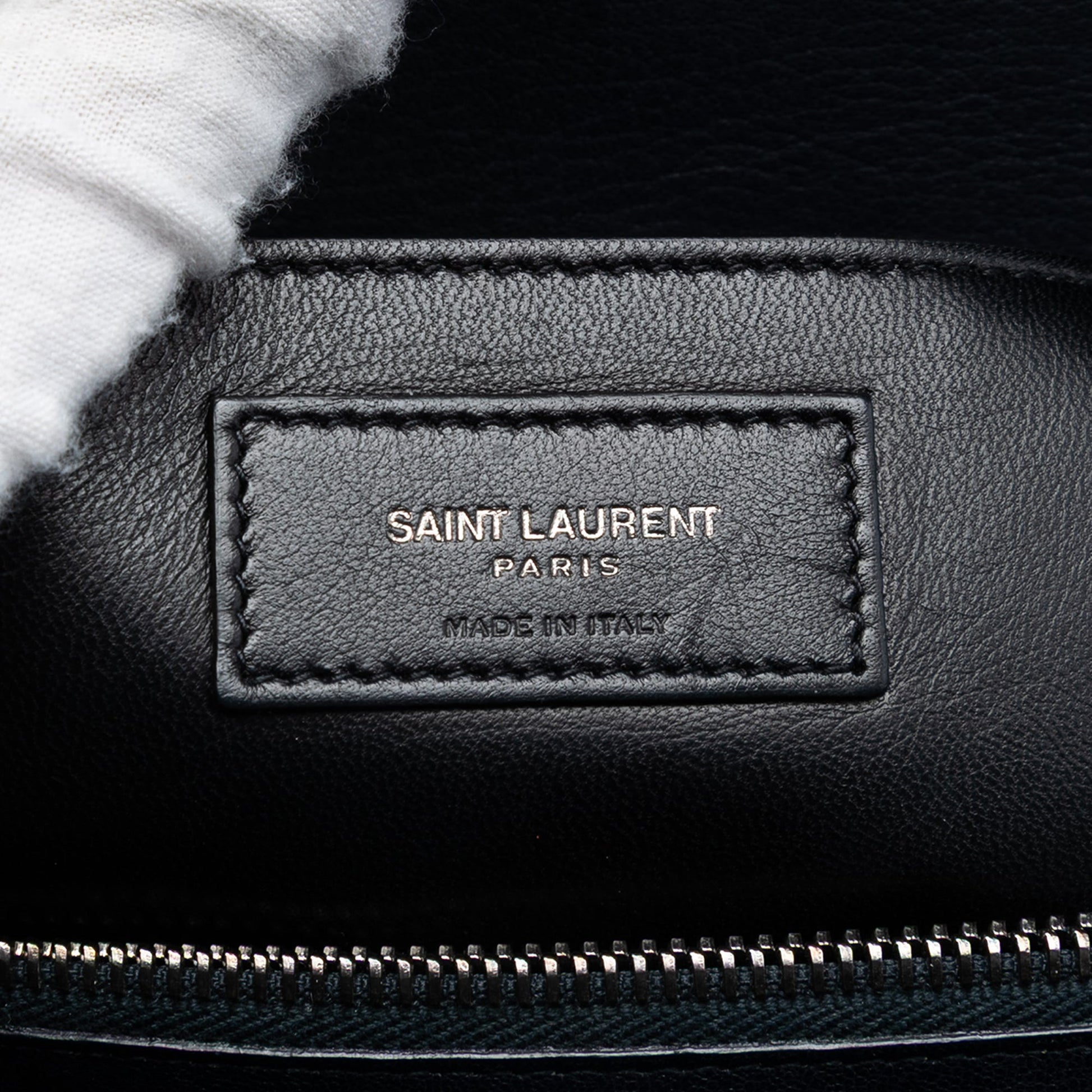 Saint Laurent Large Triquilt Sheepskin Monogram College Bag
