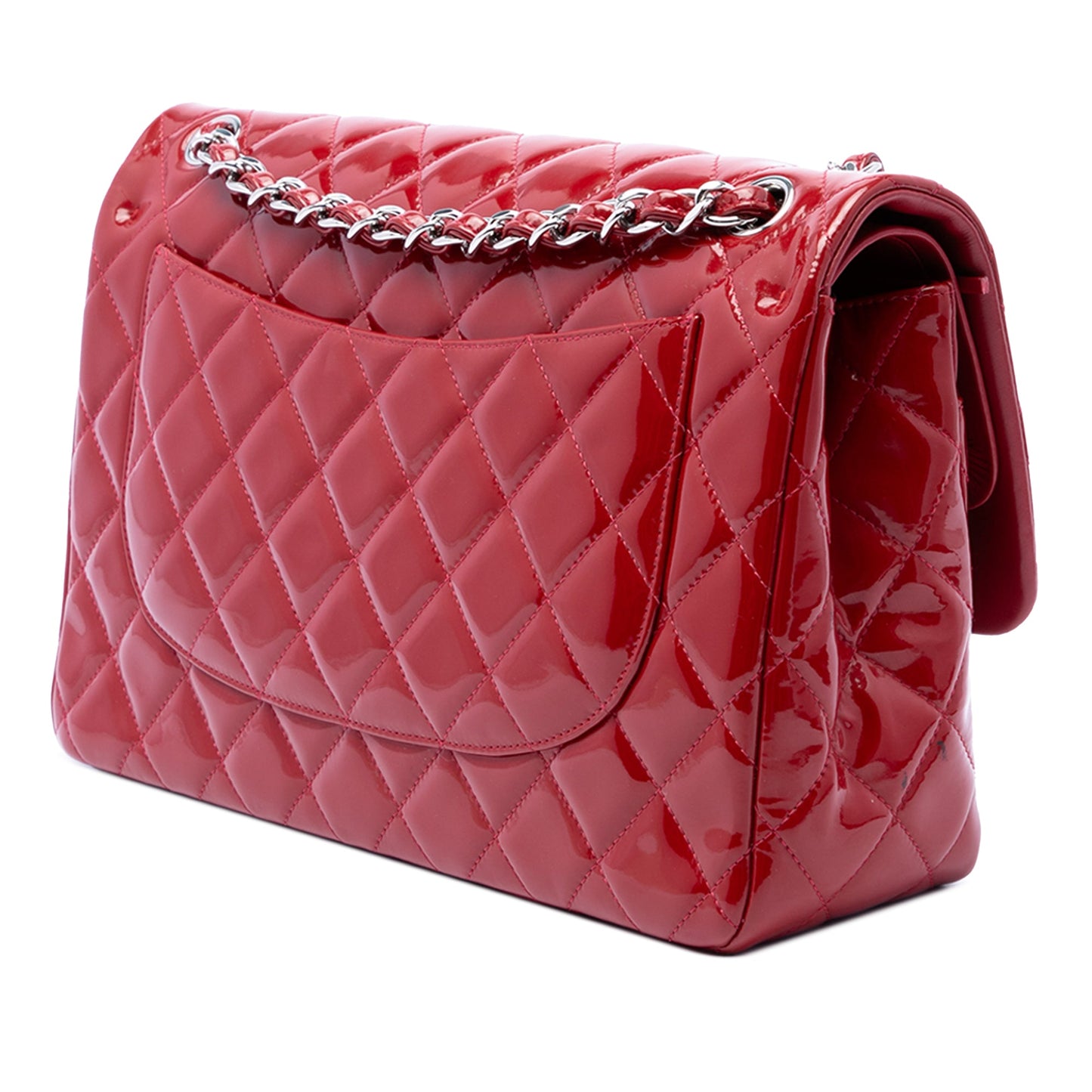 Chanel Jumbo Classic Patent Double Flap