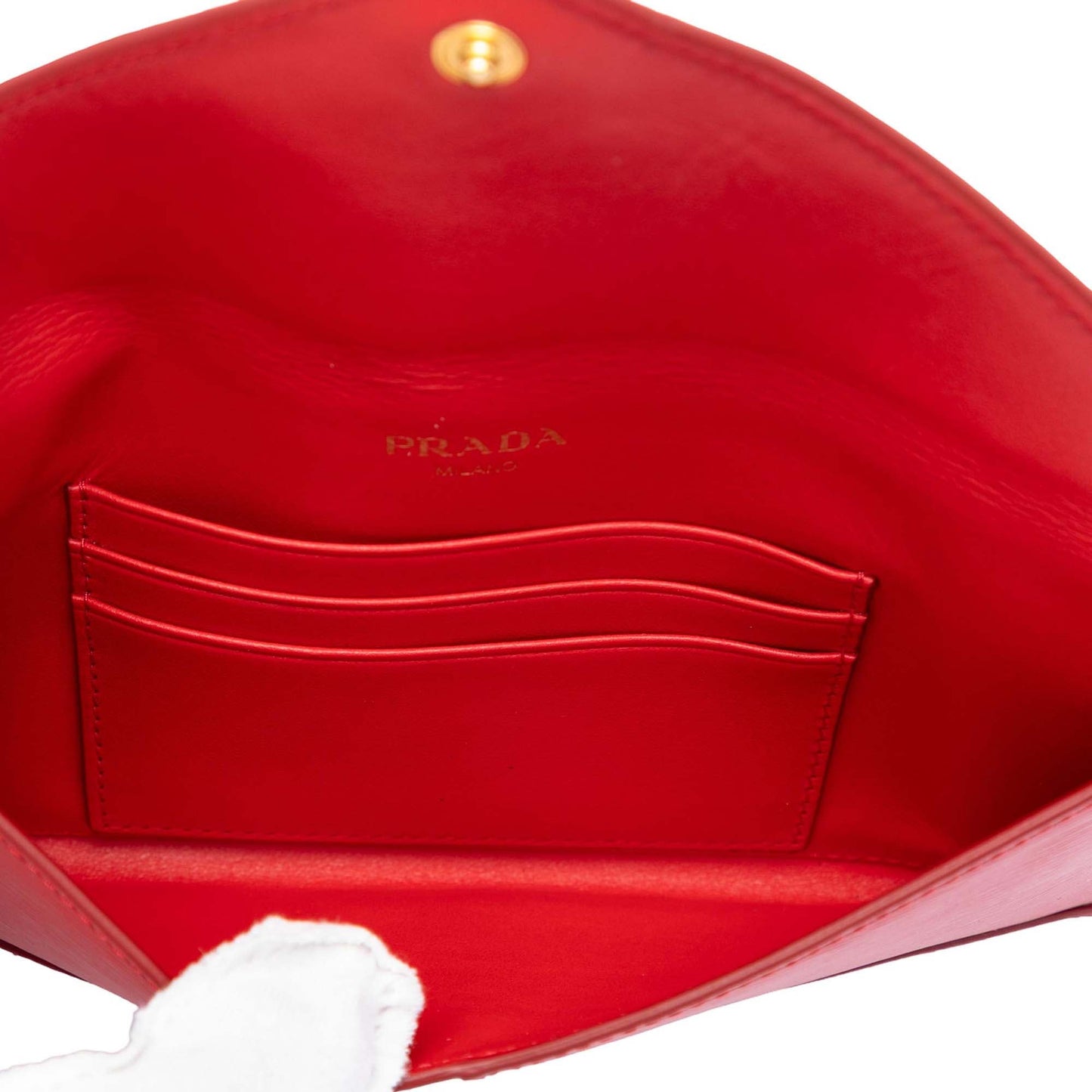 Prada Vitello Move Envelope Clutch