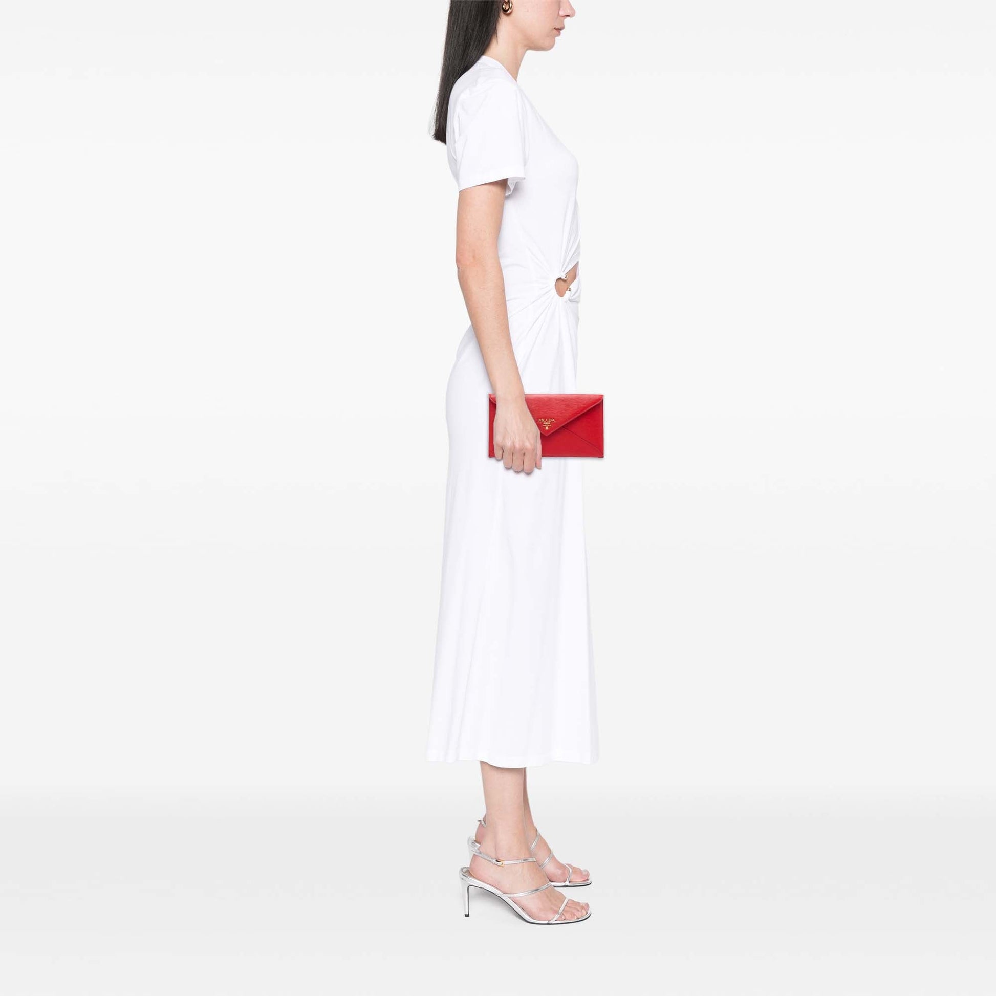 Prada Vitello Move Envelope Clutch