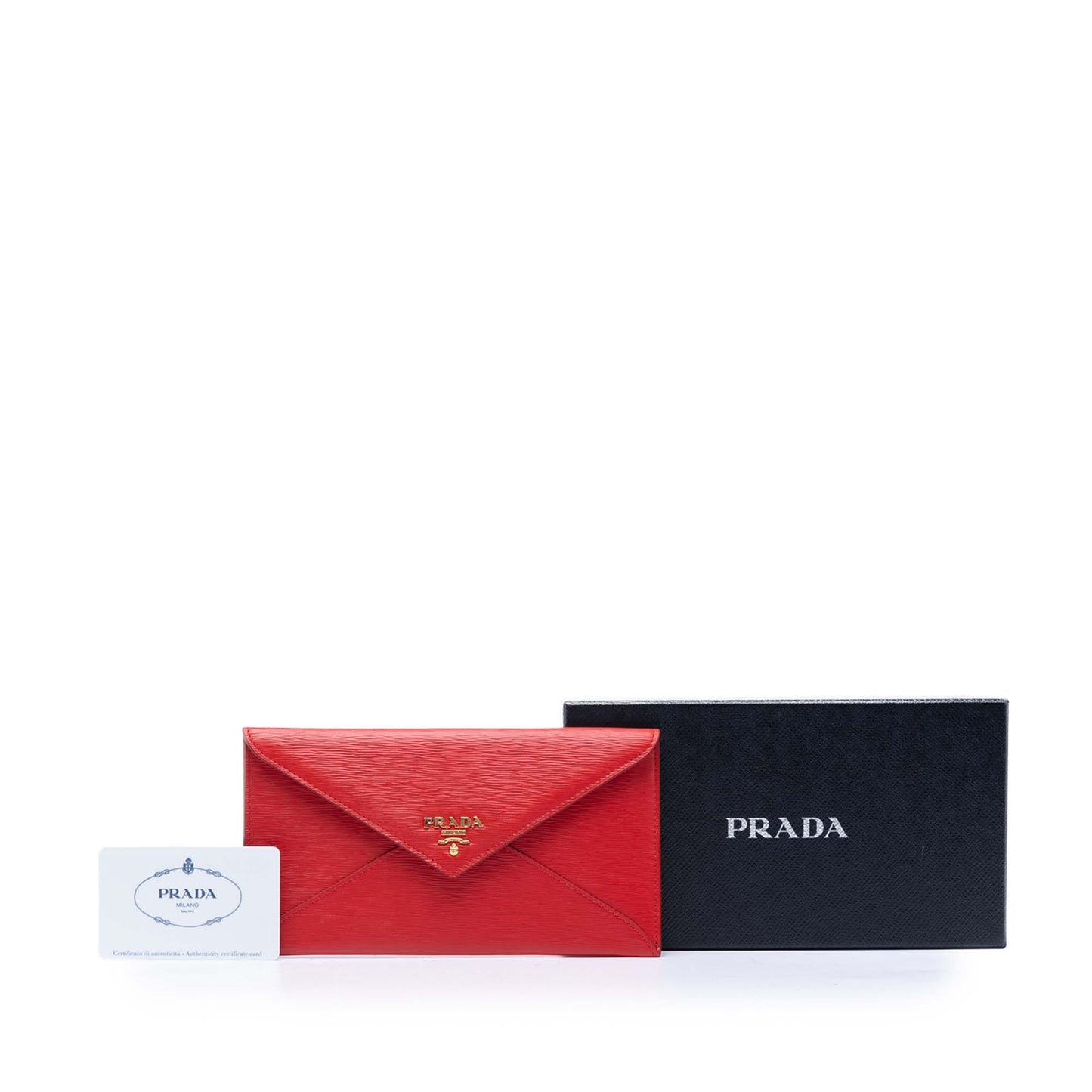 Prada Vitello Move Envelope Clutch
