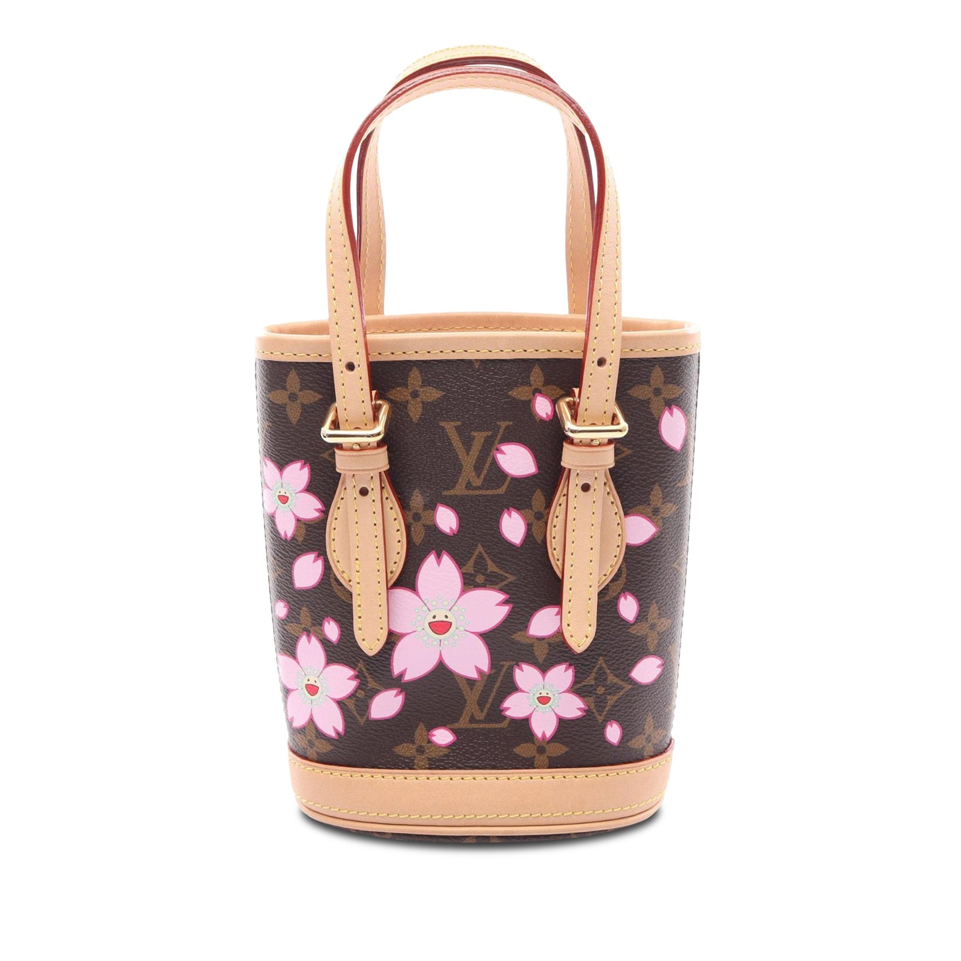 Louis Vuitton Takashi Murakami Monogram Cherry Blossom Nano Bucket