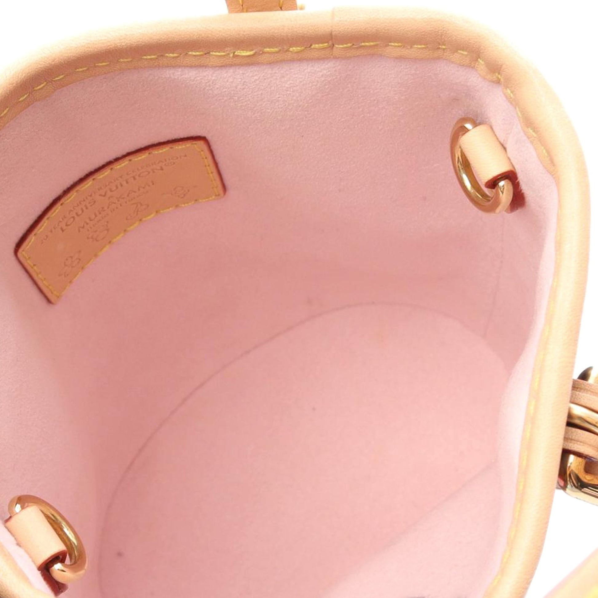 Louis Vuitton Takashi Murakami Monogram Cherry Blossom Nano Bucket