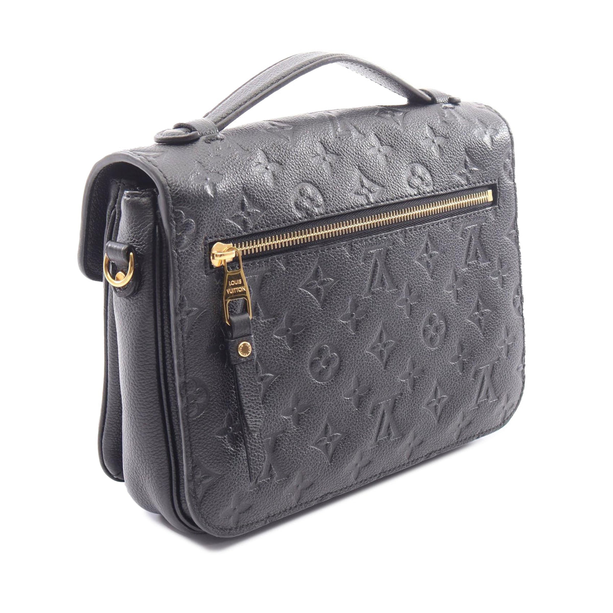 Louis Vuitton Monogram Empreinte Pochette Metis — Black