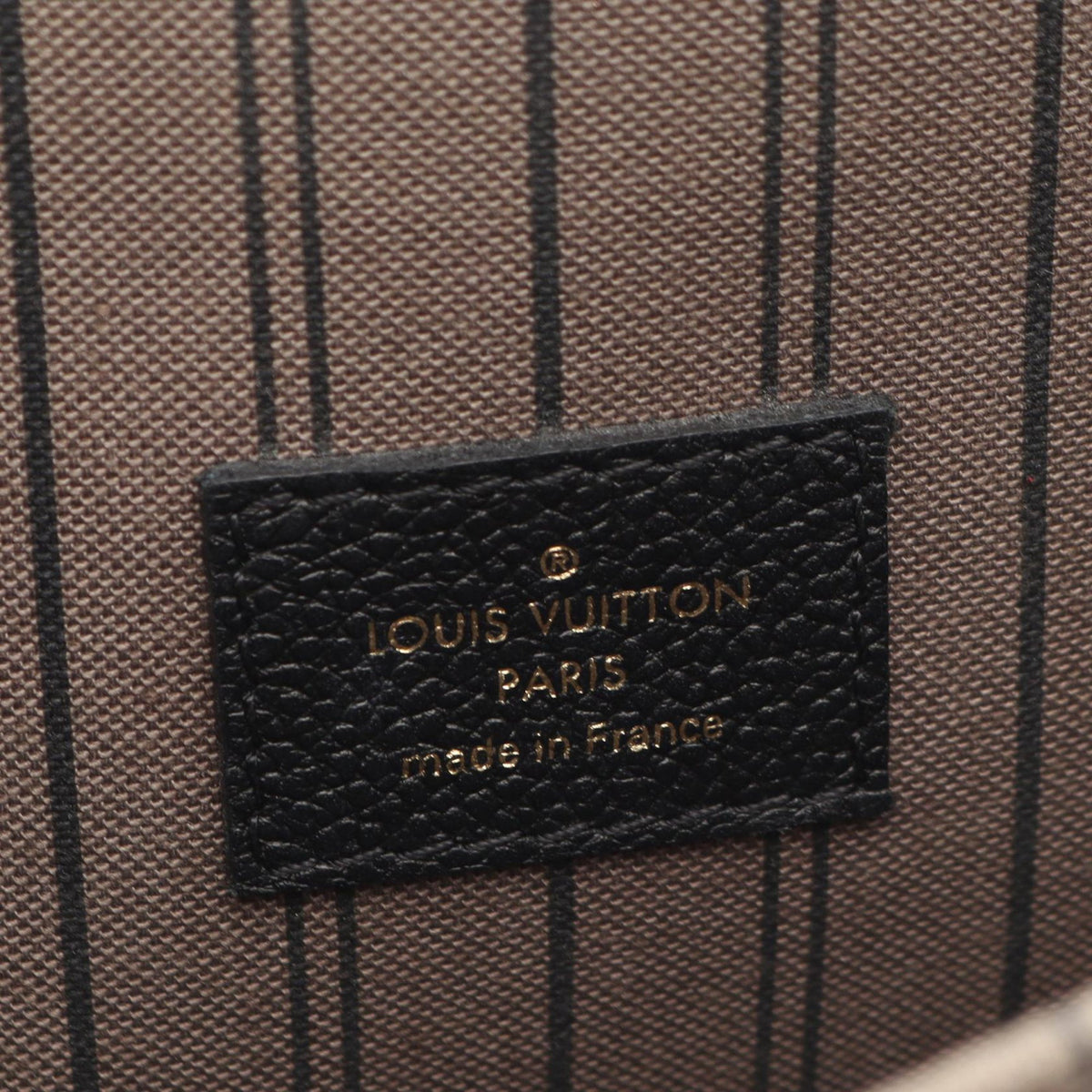 Louis Vuitton Monogram Empreinte Pochette Metis — Black