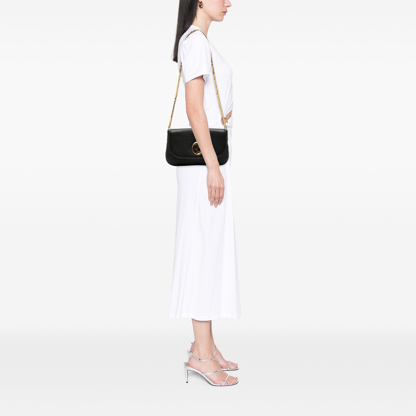 Gucci Medium Calfskin 1973 Chain Shoulder Bag