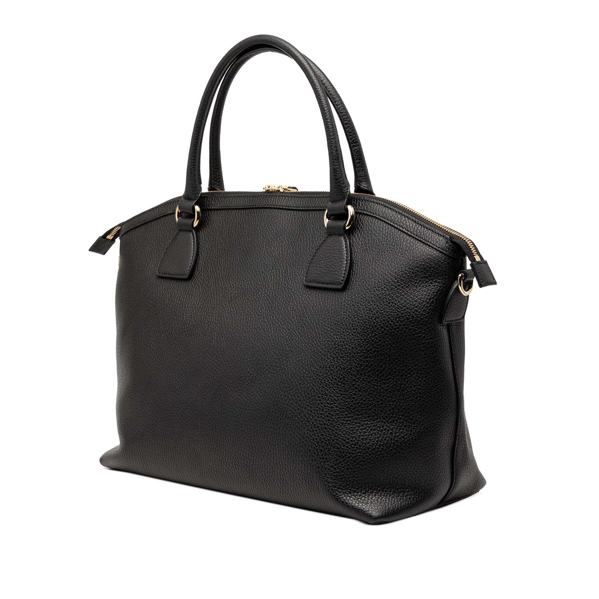 Gucci Large Dollar Calfskin GG Charm Dome Satchel