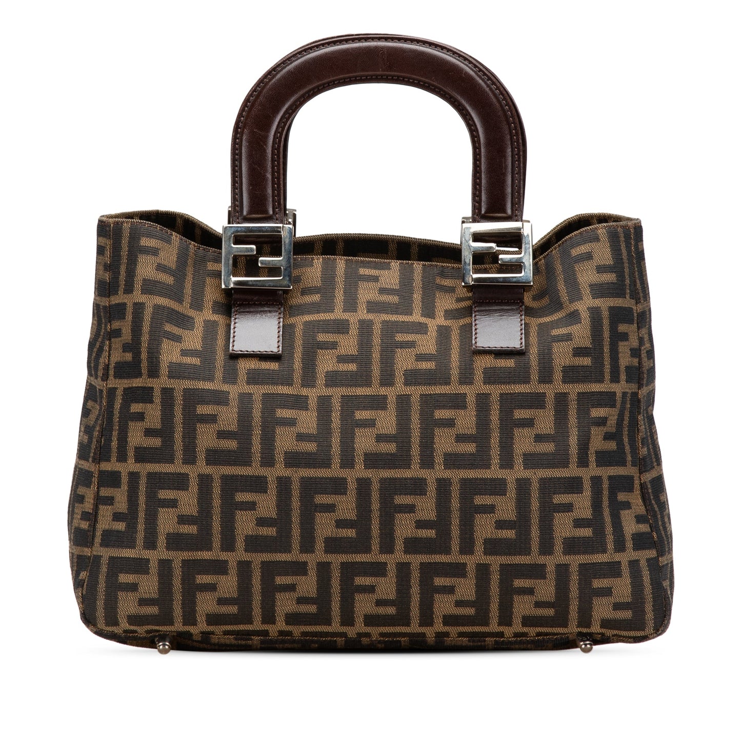 Fendi Small Zucca Canvas Twins Tote