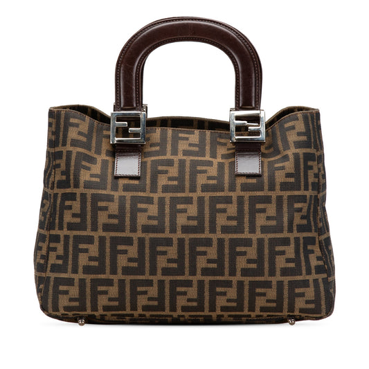 Fendi Small Zucca Canvas Twins Tote
