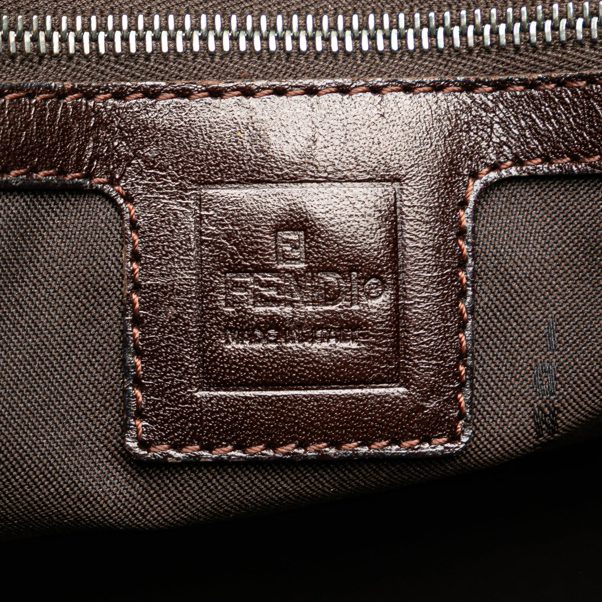 Fendi Small Zucca Canvas Twins Tote