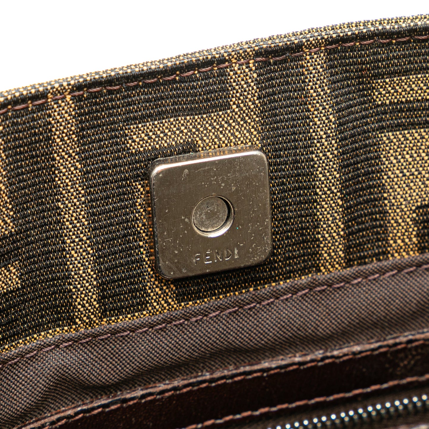 Fendi Small Zucca Canvas Twins Tote