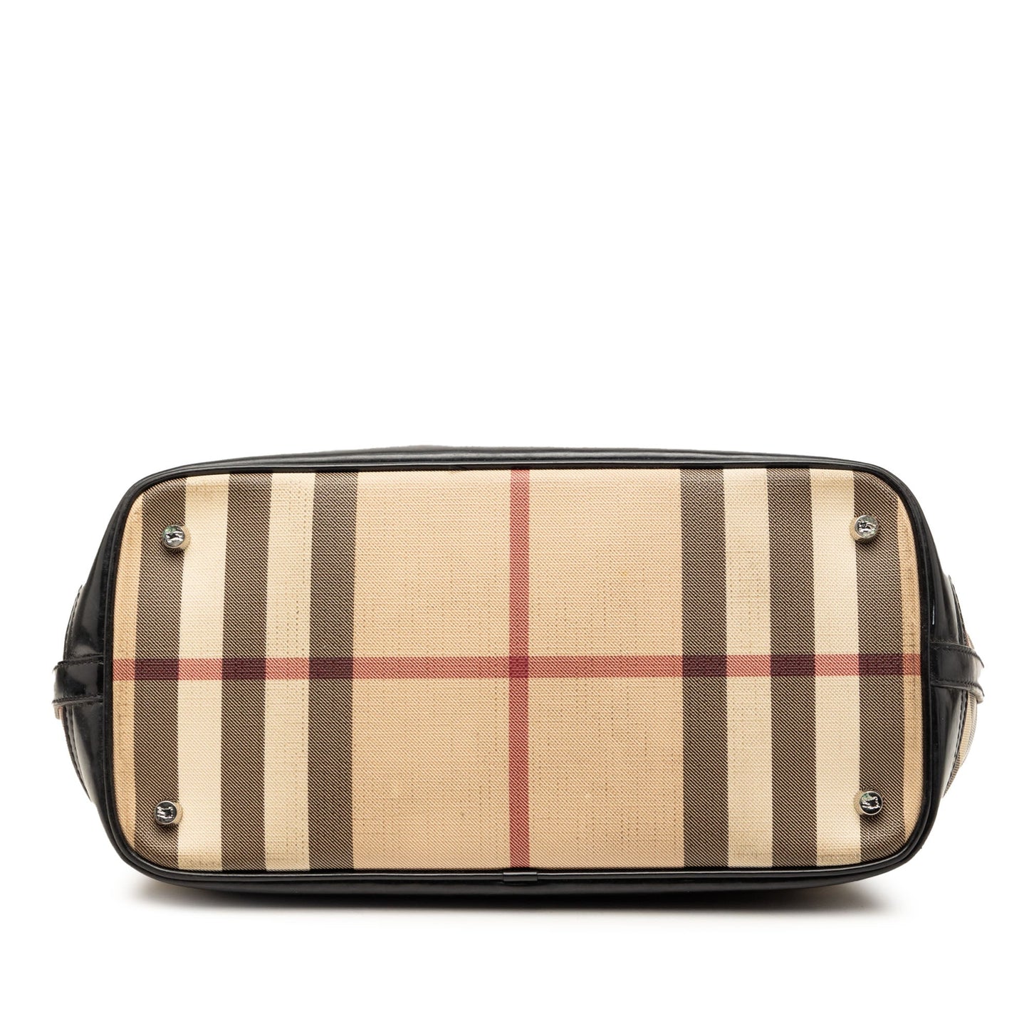 Burberry Supernova Check Coated Canvas Handbag