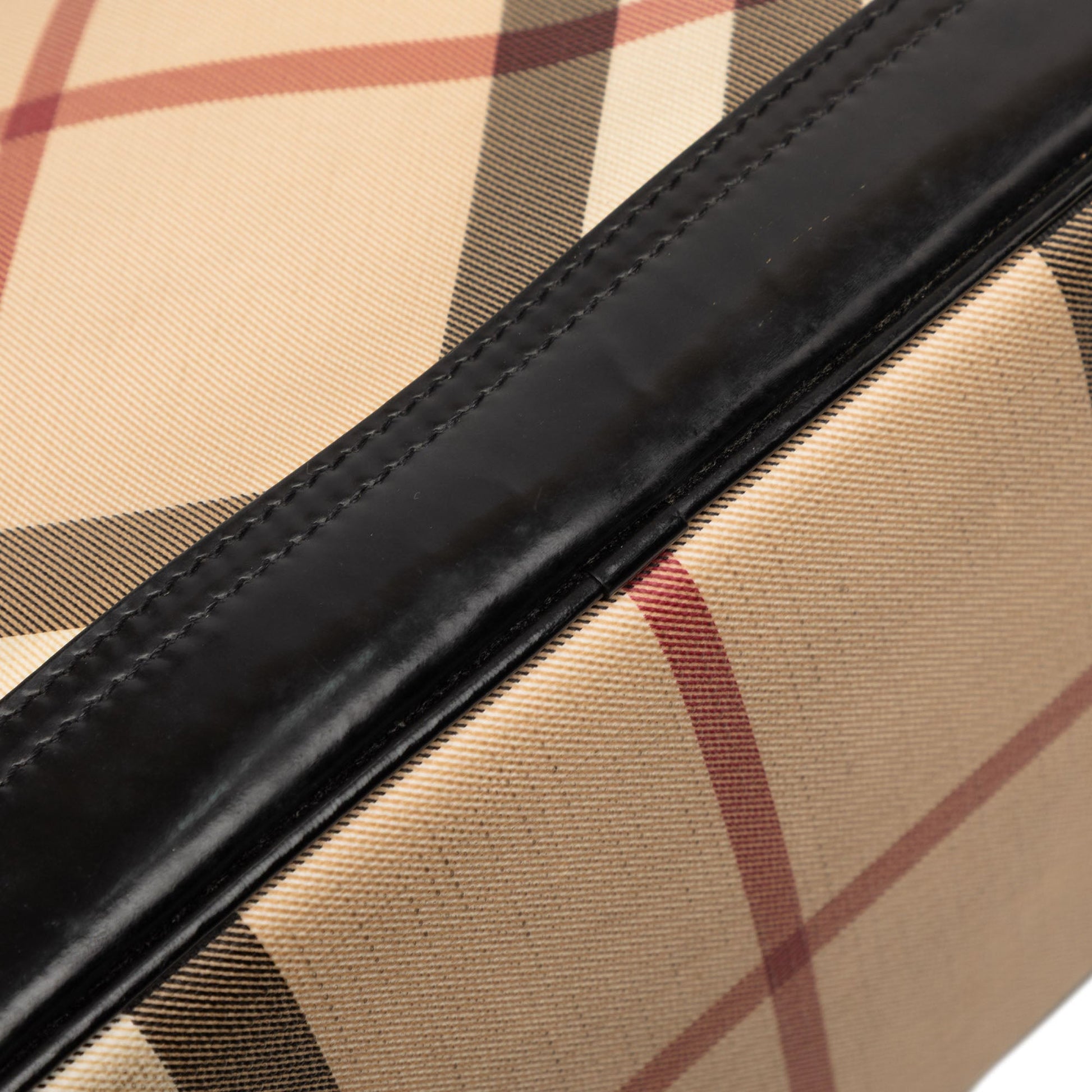Burberry Supernova Check Coated Canvas Handbag