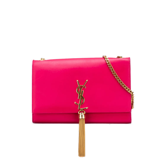 Saint Laurent Medium Smooth Calfskin Classic Monogram Kate Tassel Crossbody