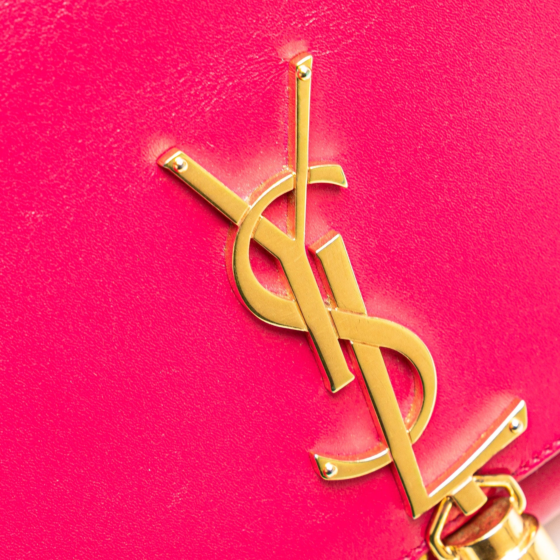 Saint Laurent Medium Smooth Calfskin Classic Monogram Kate Tassel Crossbody