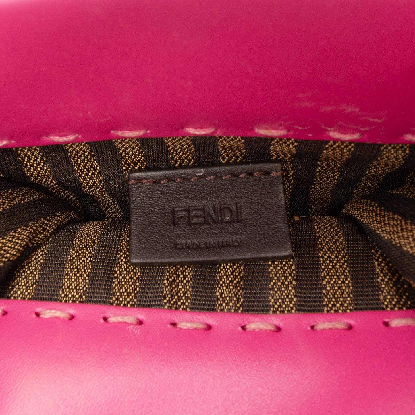 Fendi Mini Leather Sunshine Shopper Tote