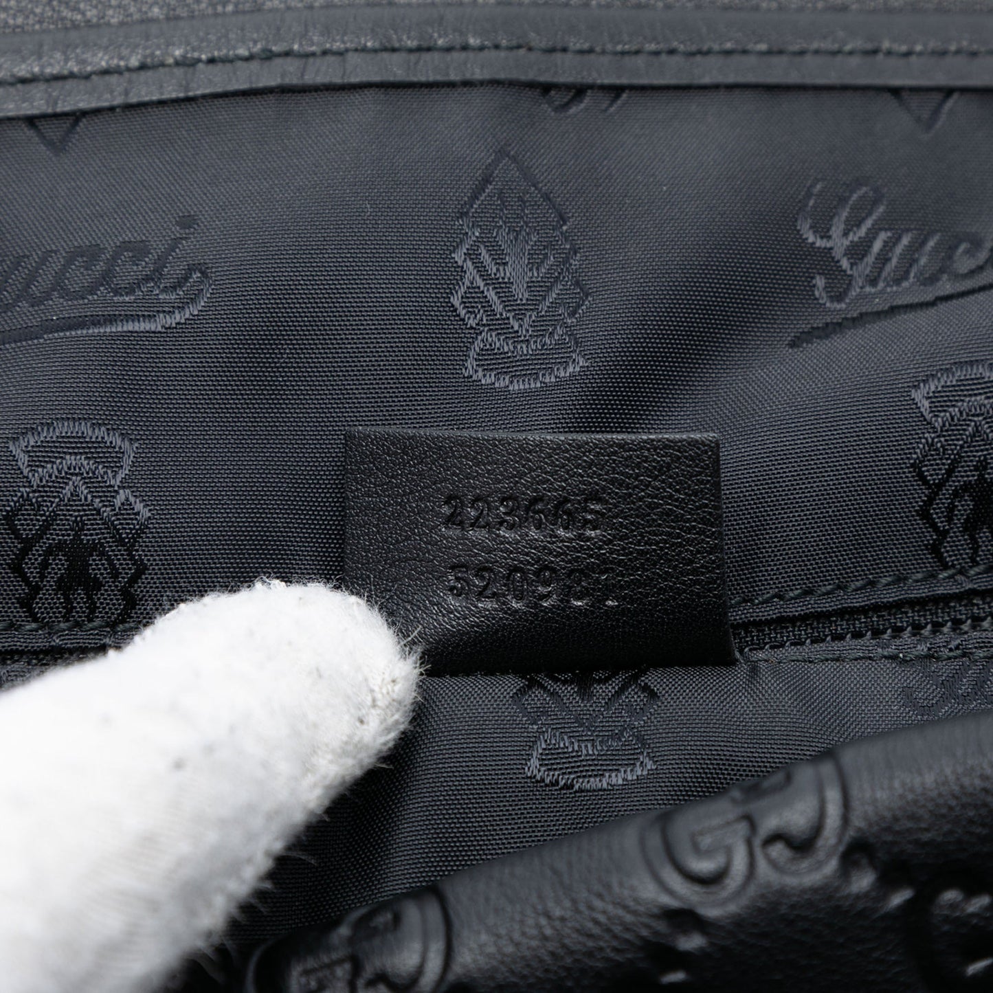 Gucci Guccissima Messenger Bag