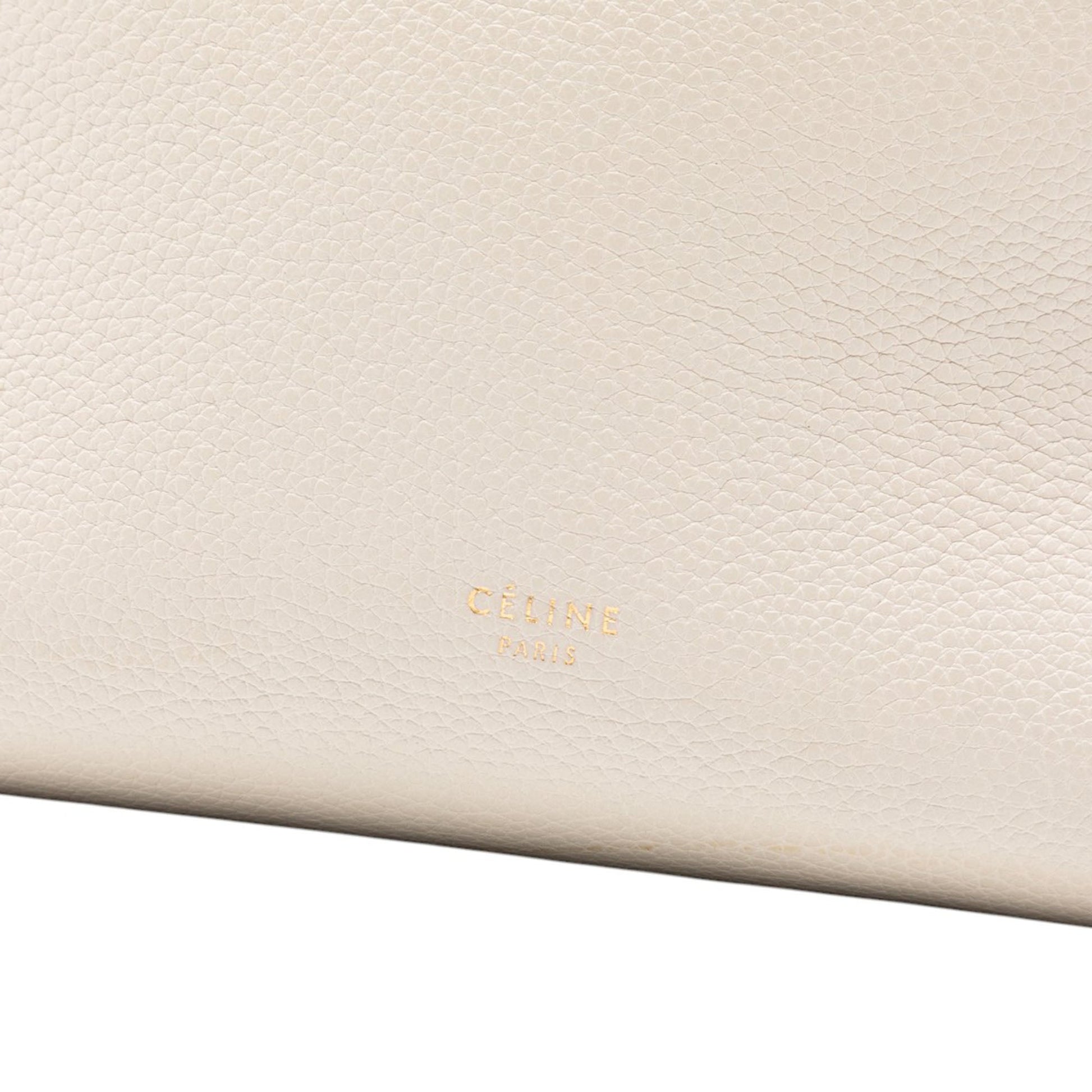 Celine Small Soft Grained Calfskin Seau Sangle Bucket Bag
