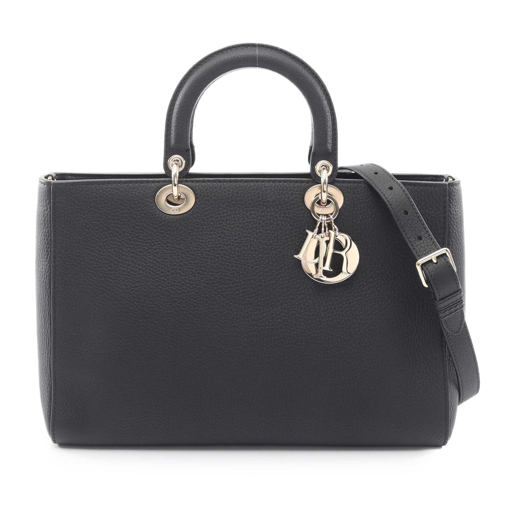 Dior Large Grained Calfskin Lady D Sire