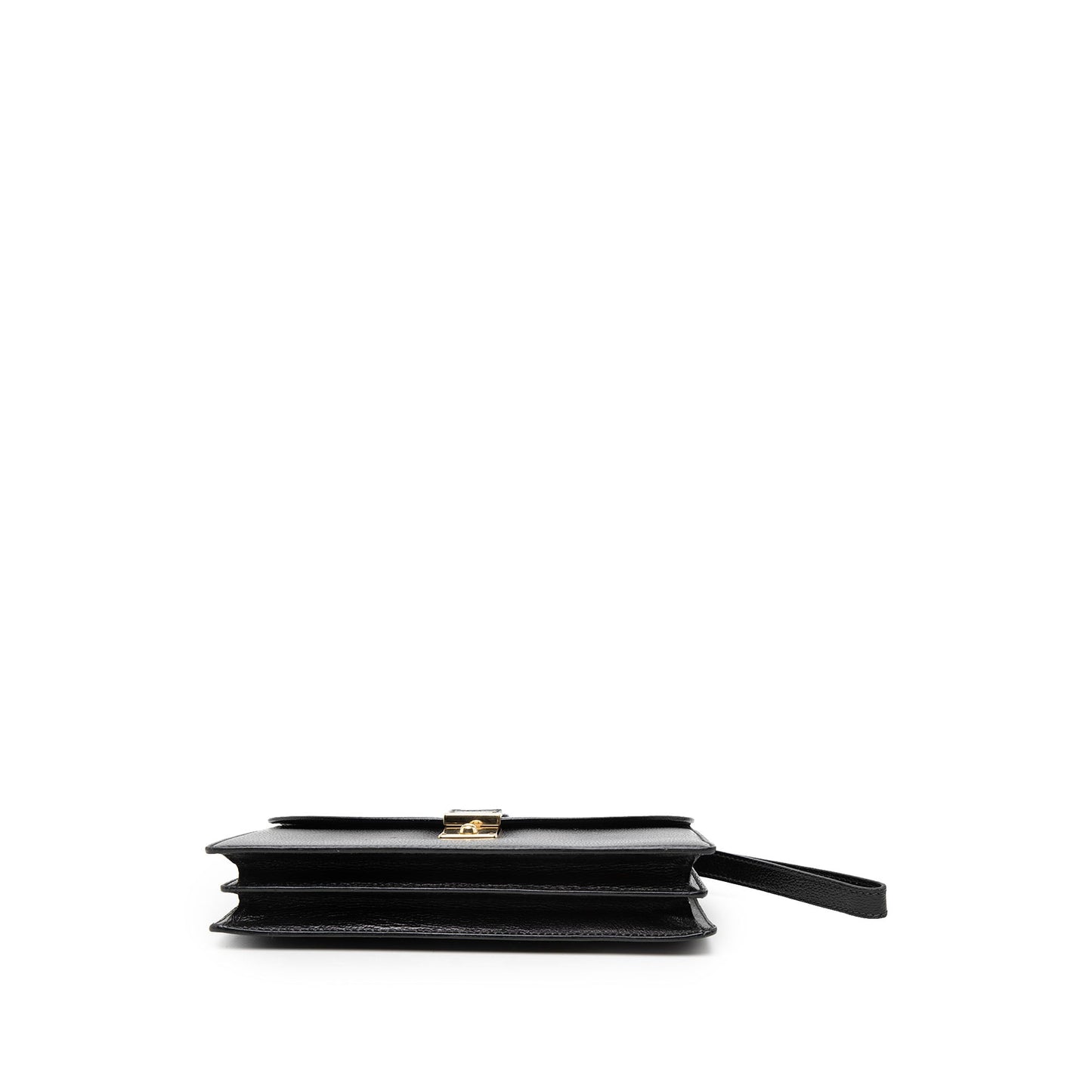 Gucci Calfskin Interlocking G Padlock Wristlet Clutch