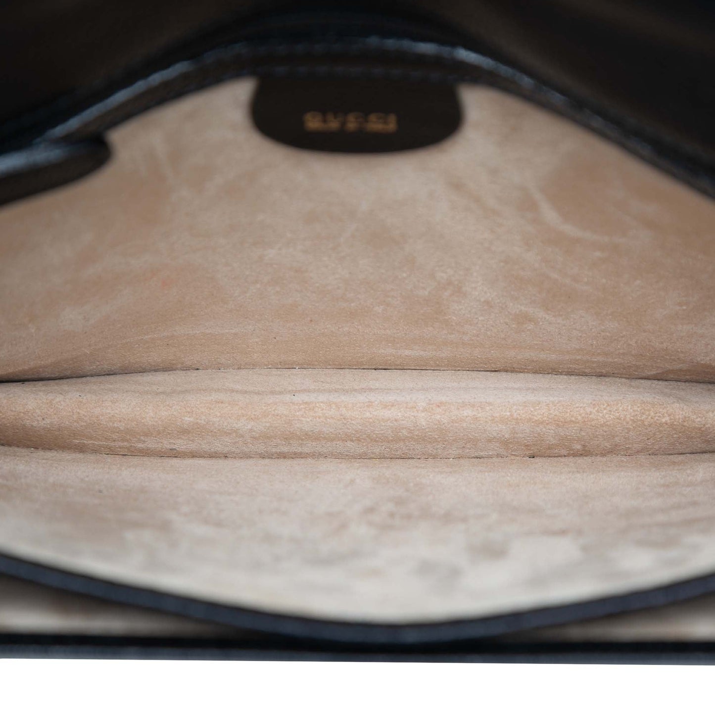 Gucci Calfskin Interlocking G Padlock Wristlet Clutch