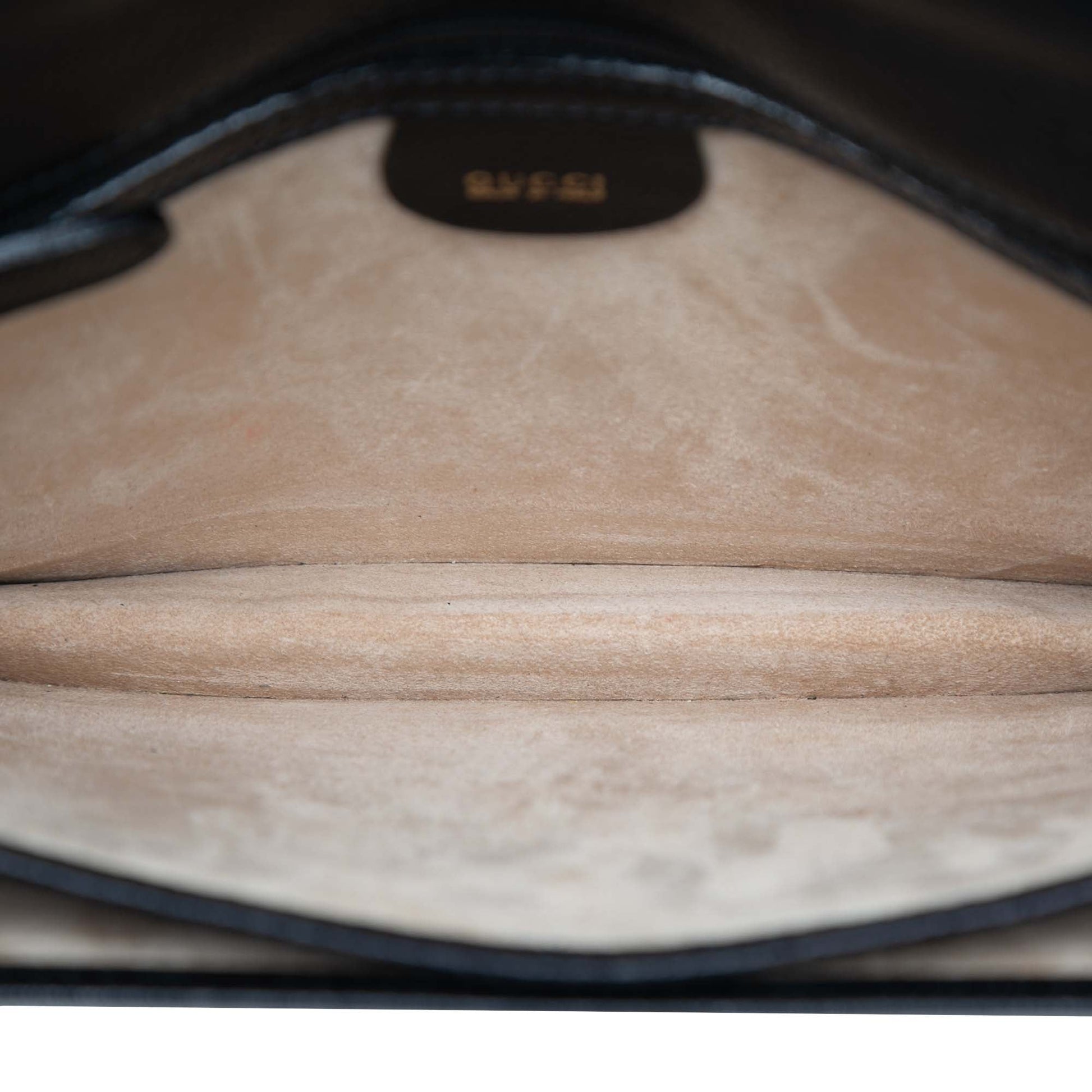 Gucci Calfskin Interlocking G Padlock Wristlet Clutch
