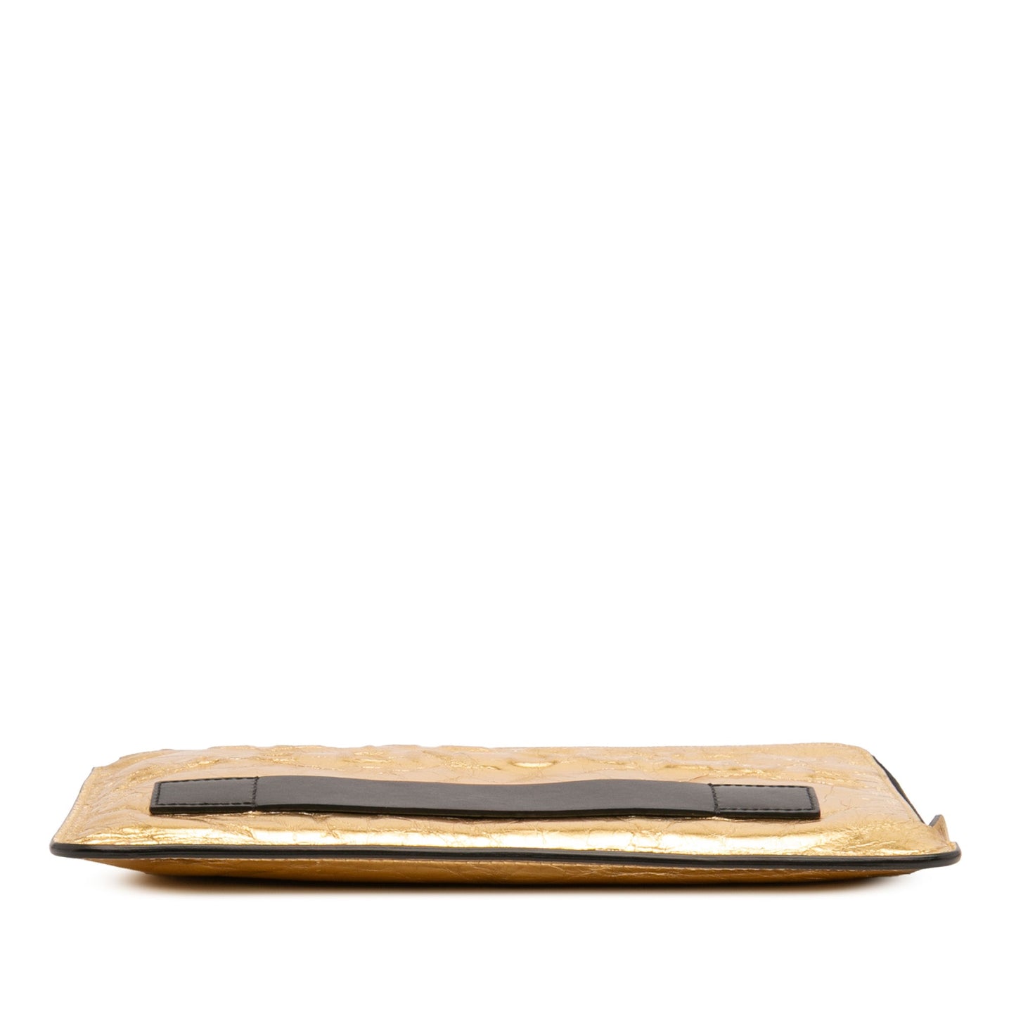 Chanel Metallic Lambskin Je Ne Suis Pas En Solde Clutch