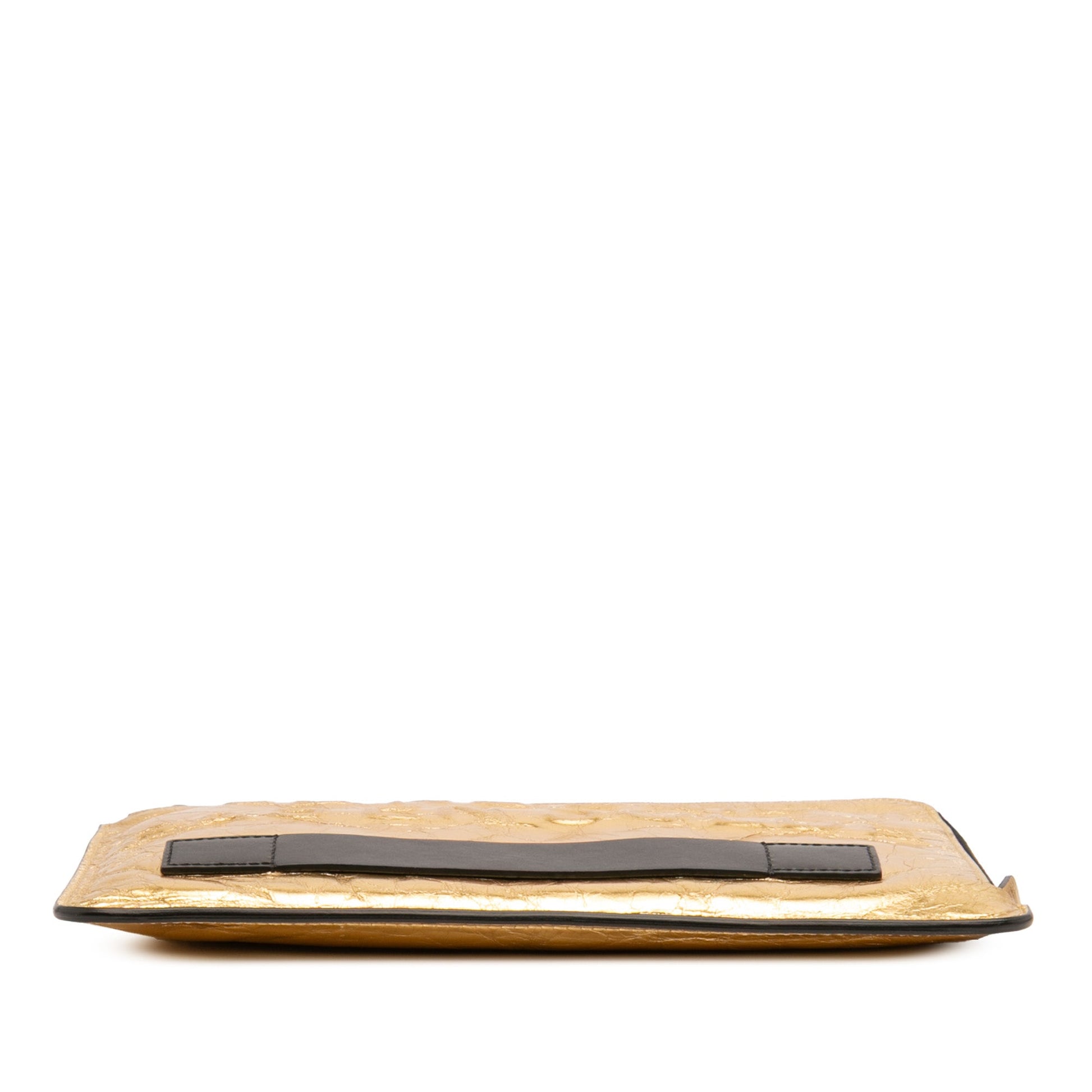 Chanel Metallic Lambskin Je Ne Suis Pas En Solde Clutch
