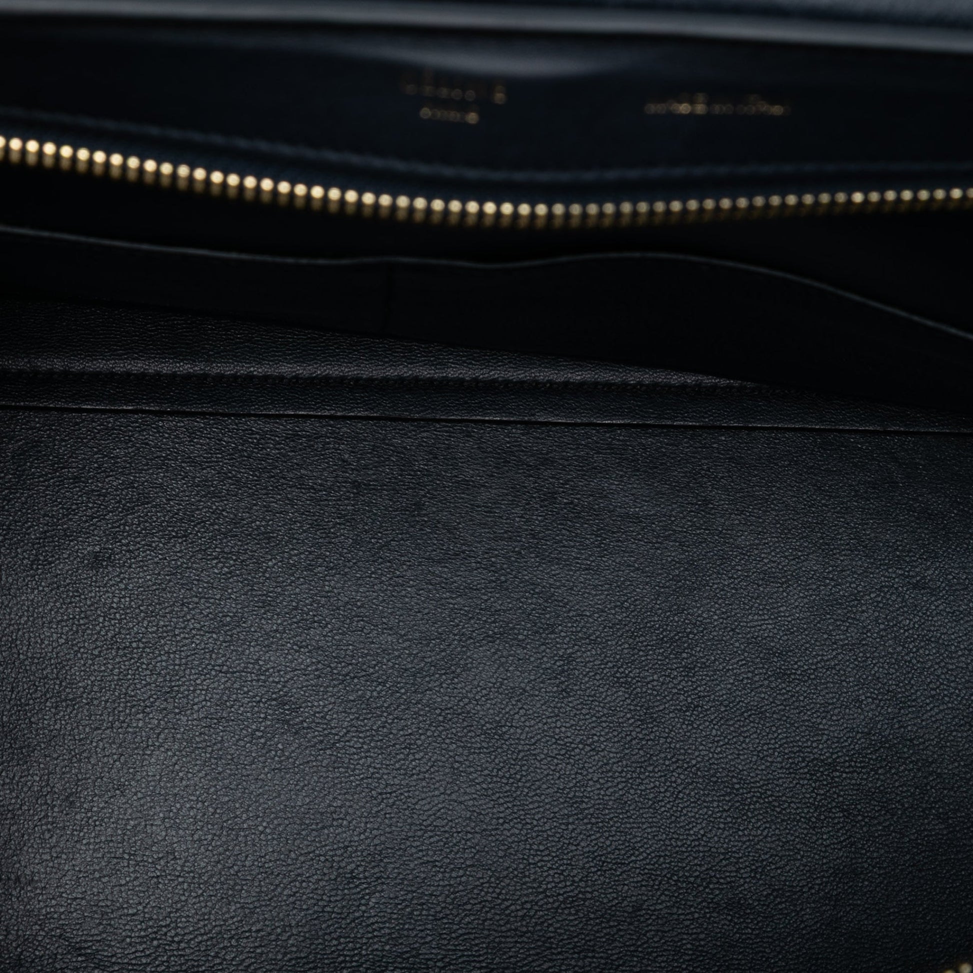 Celine Small Bicolor Calfskin and Suede Trapeze Satchel
