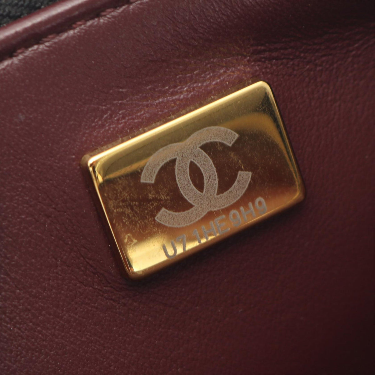 Chanel CC Quilted Caviar Top Handle Vanity with Chain