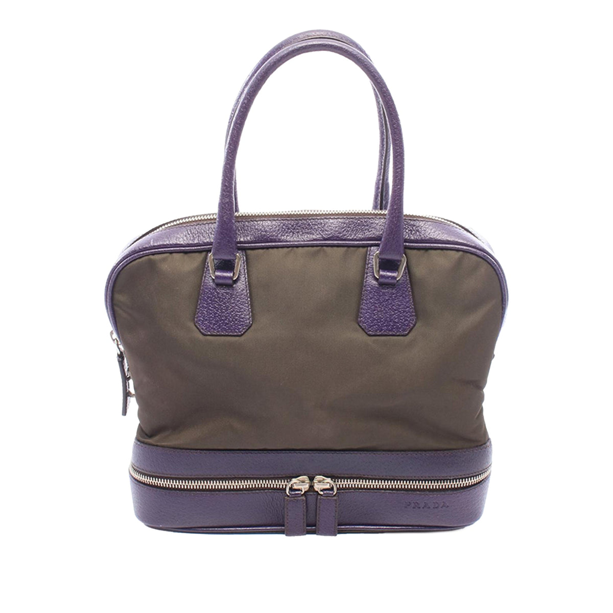 Prada Tessuto Handbag — Green