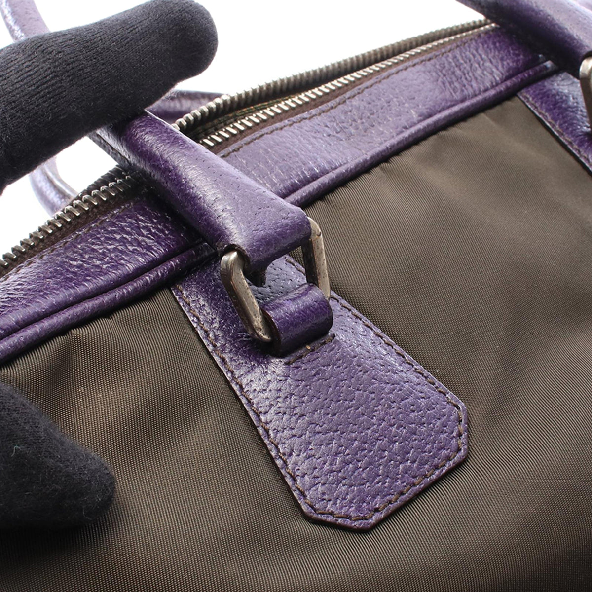Prada Tessuto Handbag — Green