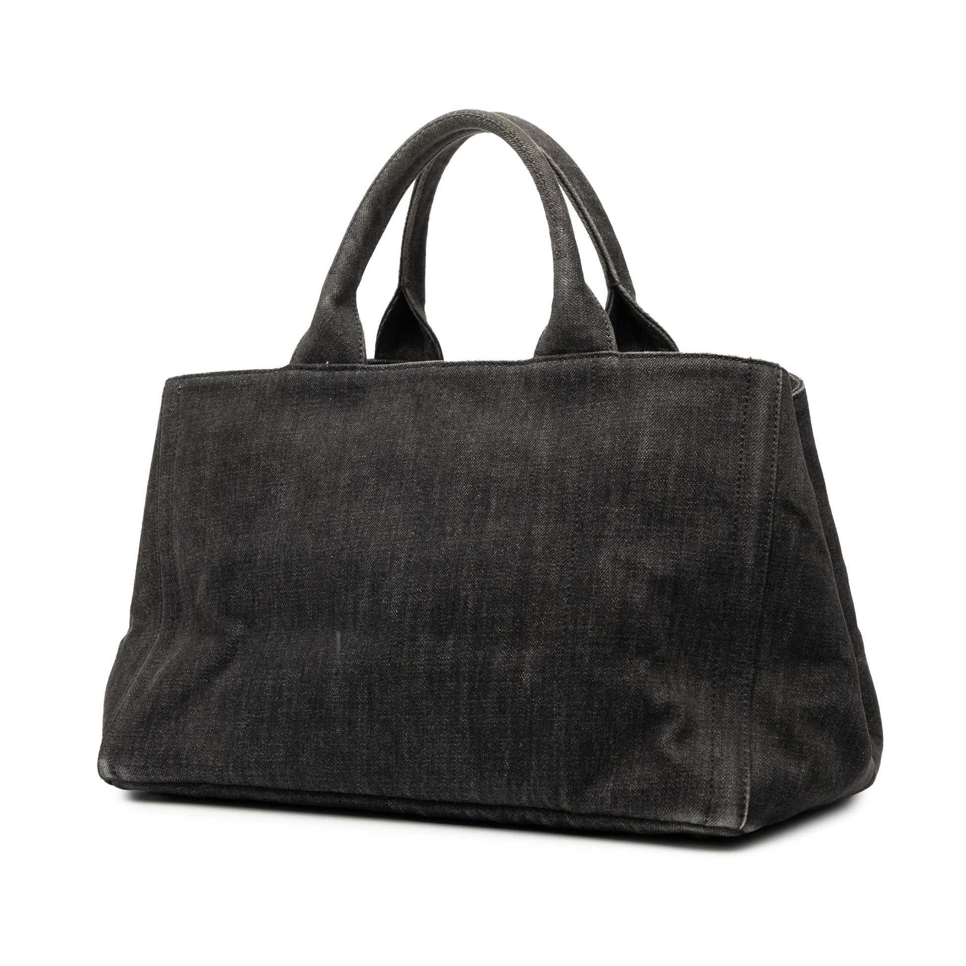Prada Denim Canapa Bijoux Satchel