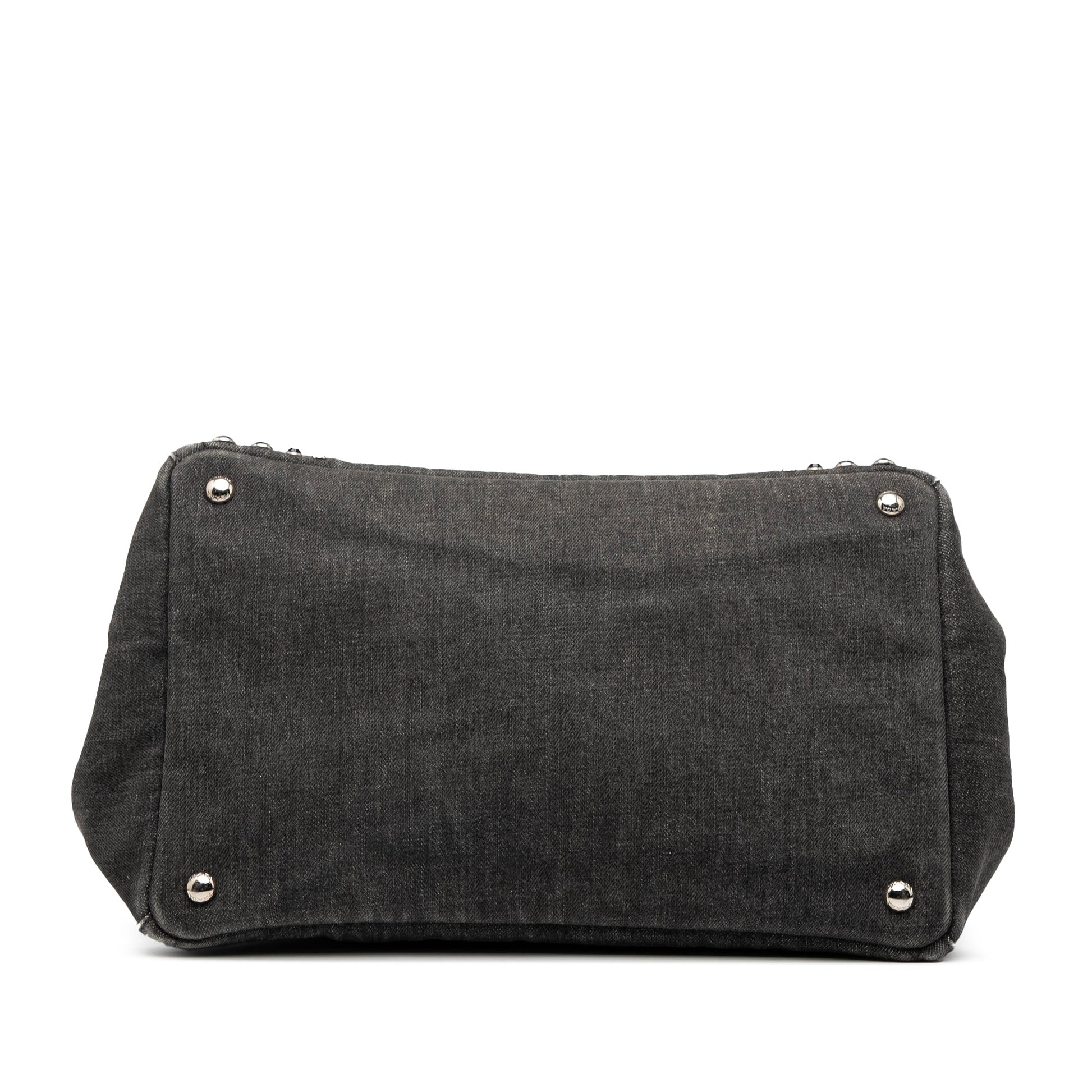 Prada Denim Canapa Bijoux Satchel