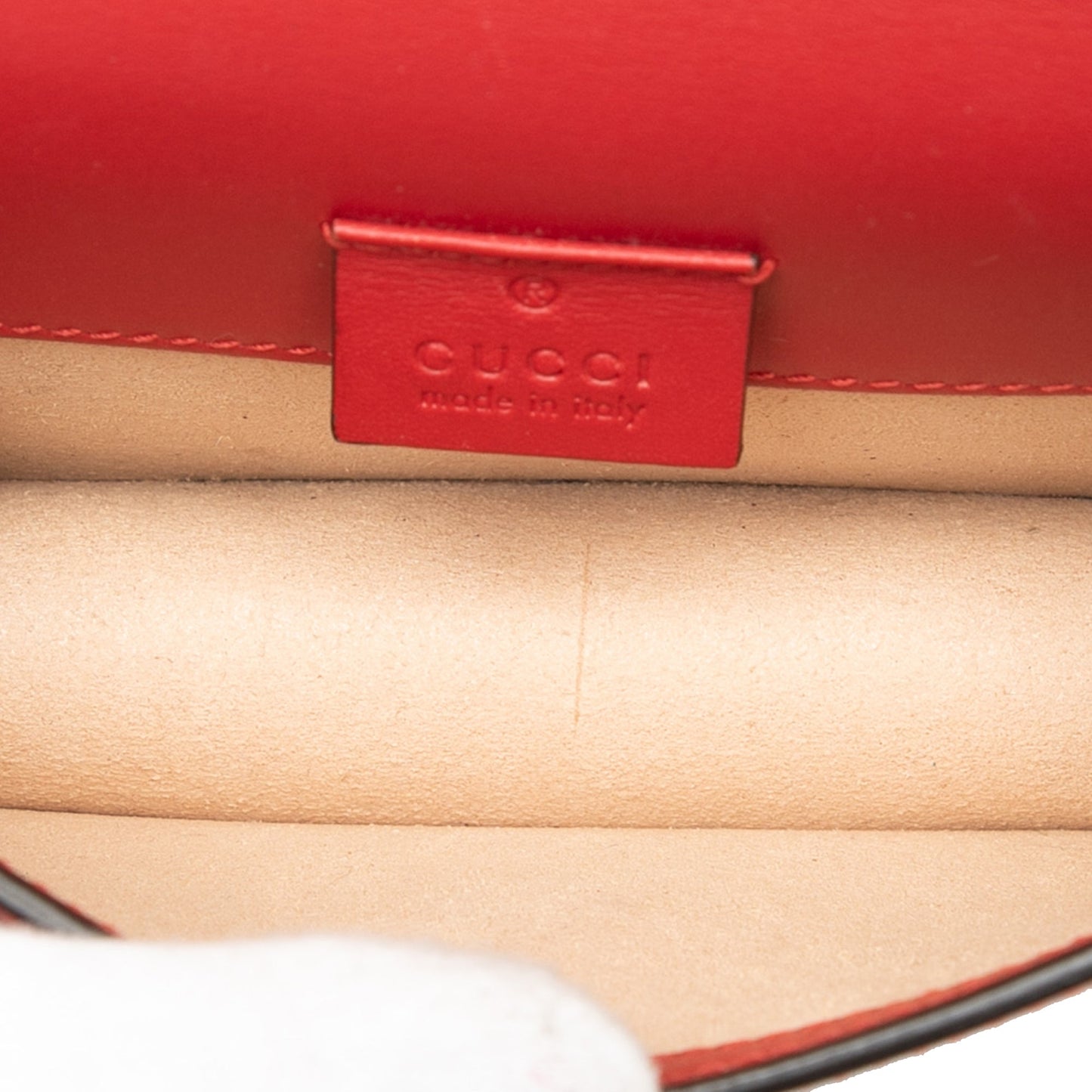 Gucci Super Mini Leather Sylvie Chain Crossbody