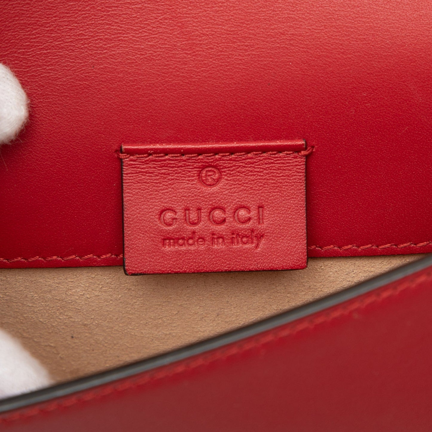Gucci Super Mini Leather Sylvie Chain Crossbody