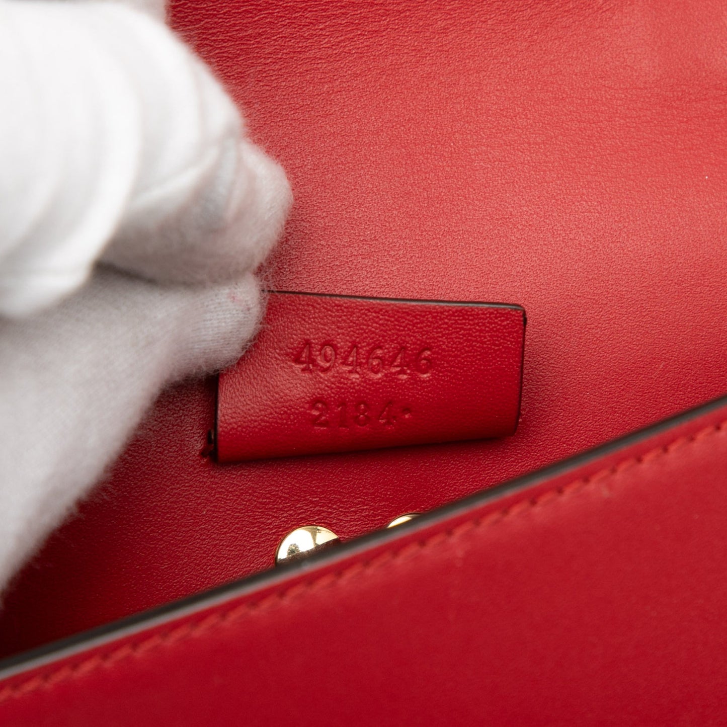 Gucci Super Mini Leather Sylvie Chain Crossbody
